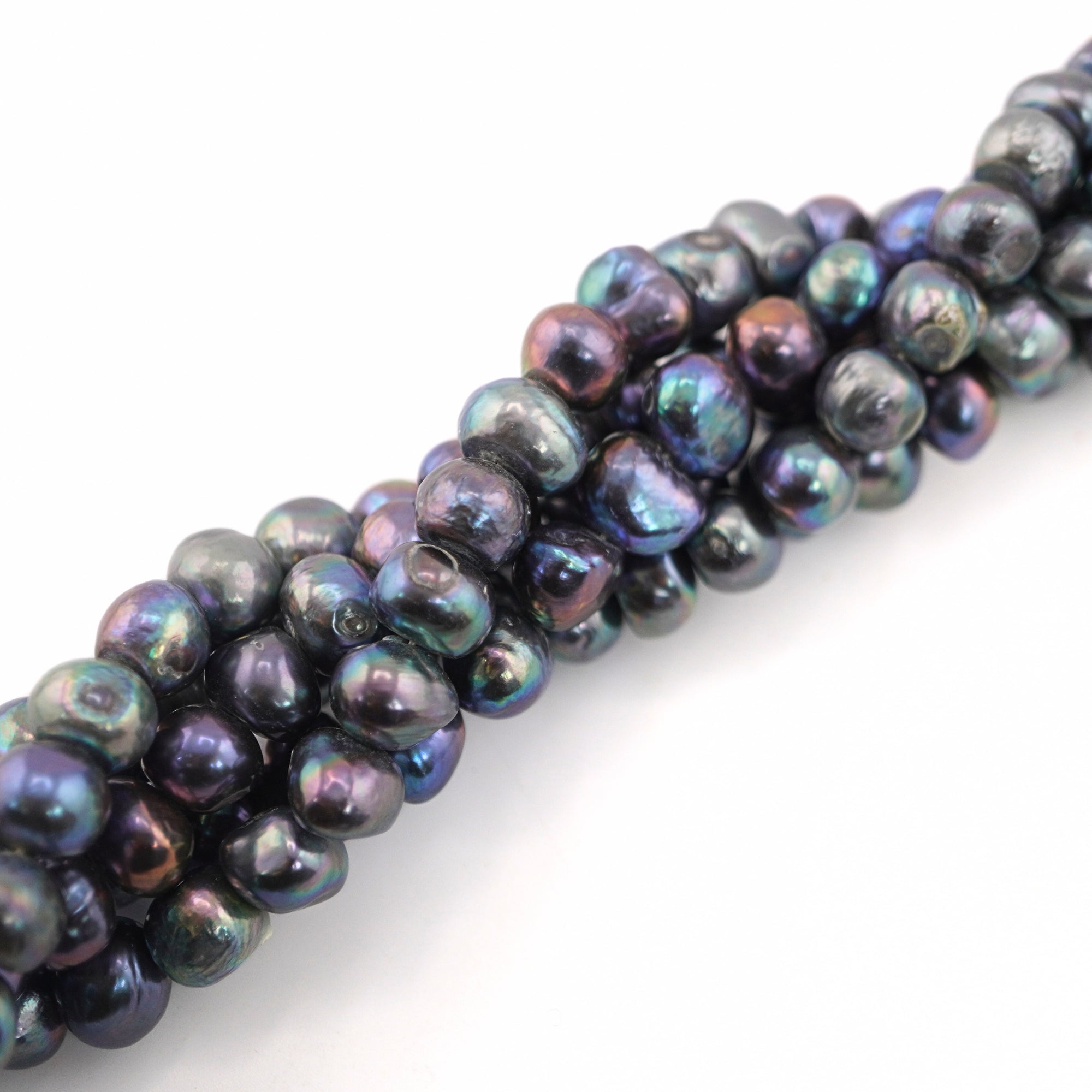 Peacock Oval Freshwater Pearls Beads