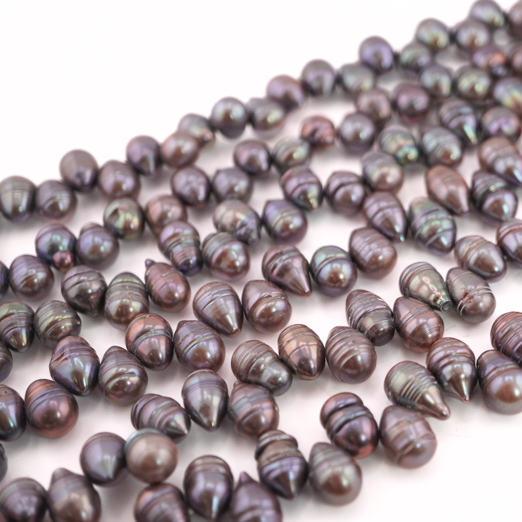 Peacock Oval Freshwater Pearls Beads