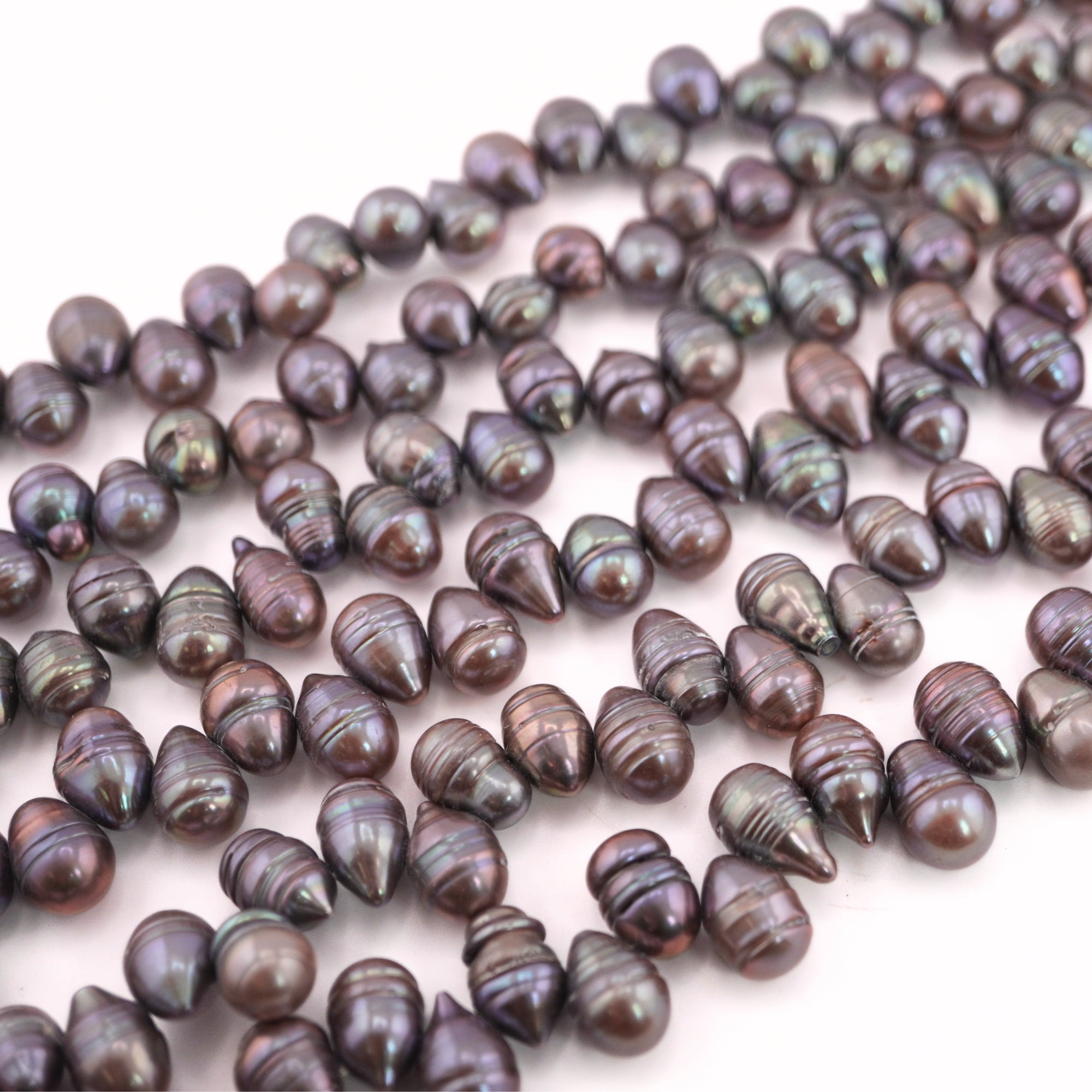 Peacock Oval Freshwater Pearls Beads