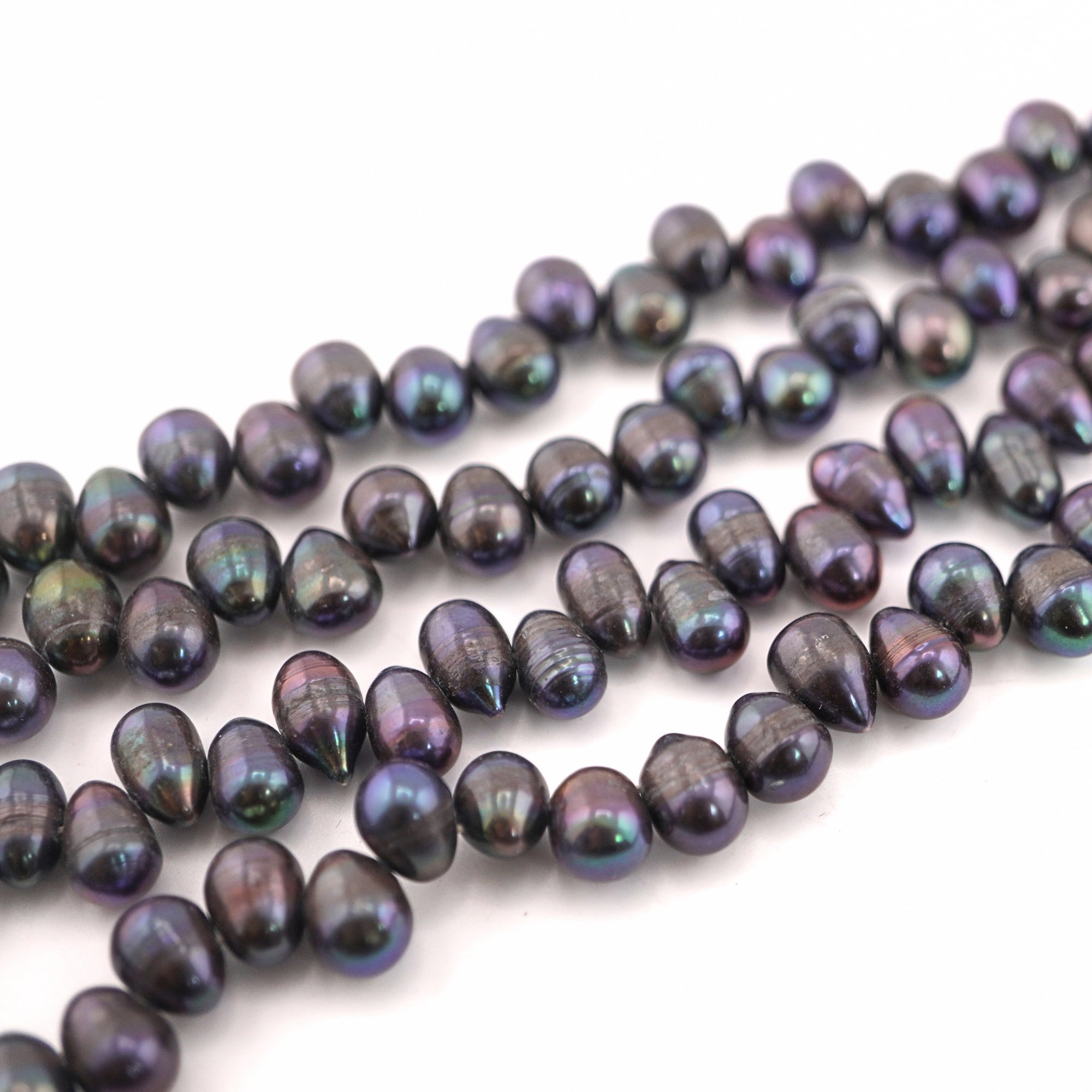 Peacock Oval Freshwater Pearls Beads