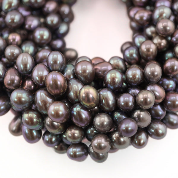 Peacock Oval Freshwater Pearls Beads