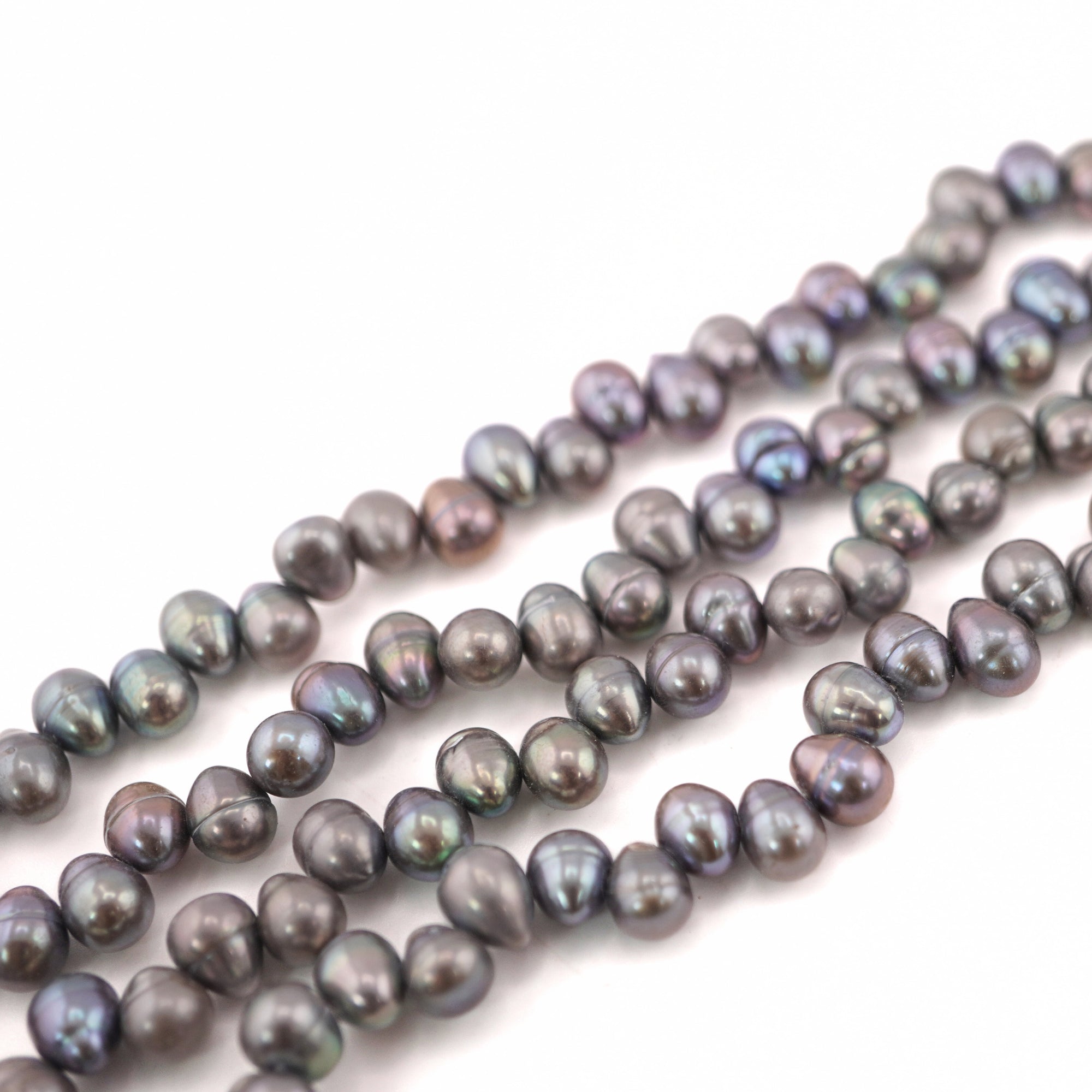 Peacock Oval Freshwater Pearls Beads