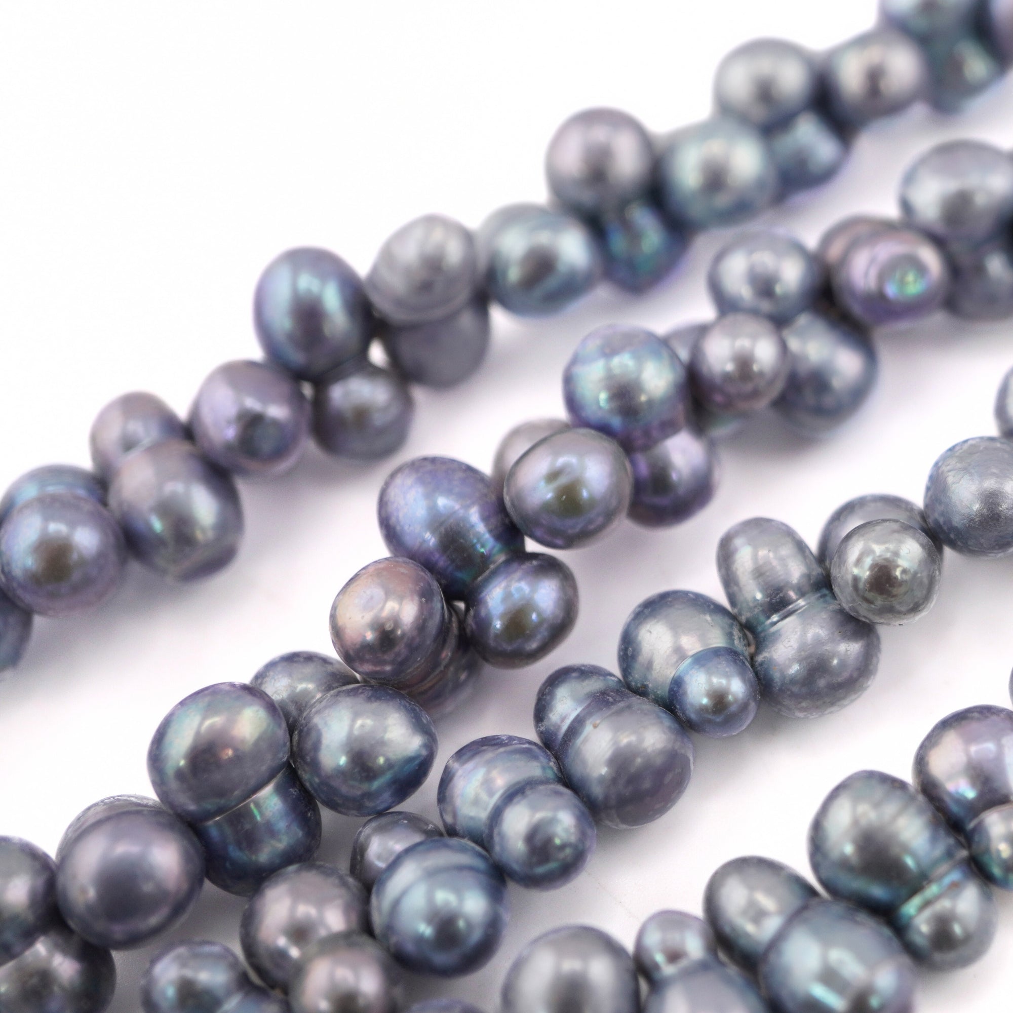 Sky Blue Baroque Freshwater Pearls Beads