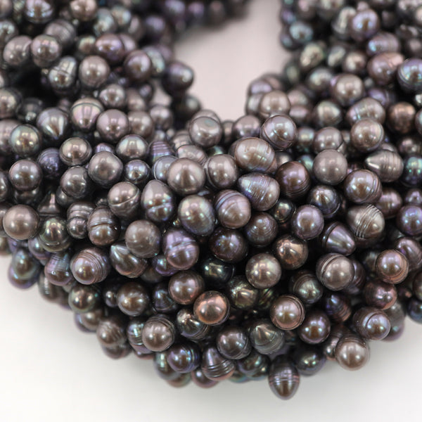 Peacock Oval Freshwater Pearls Beads