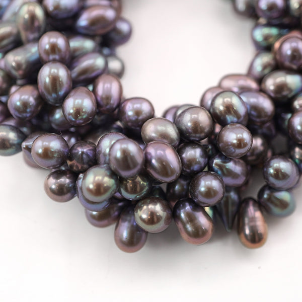 Peacock Oval Freshwater Pearls Beads