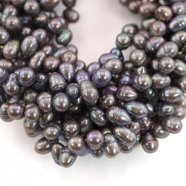 Peacock Oval Freshwater Pearls Beads