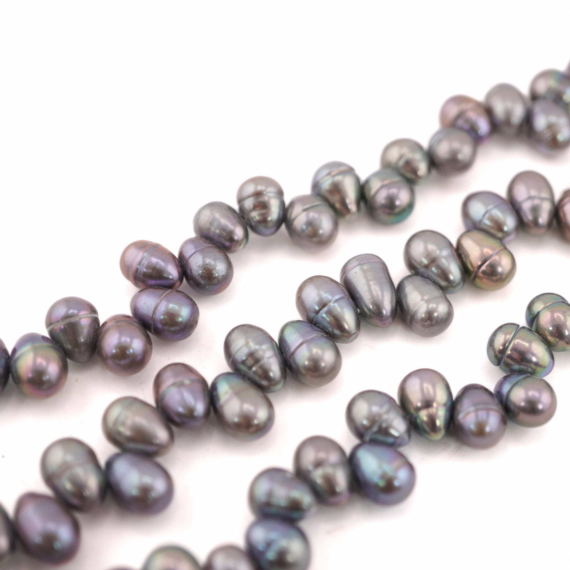 Peacock Oval Freshwater Pearls Beads