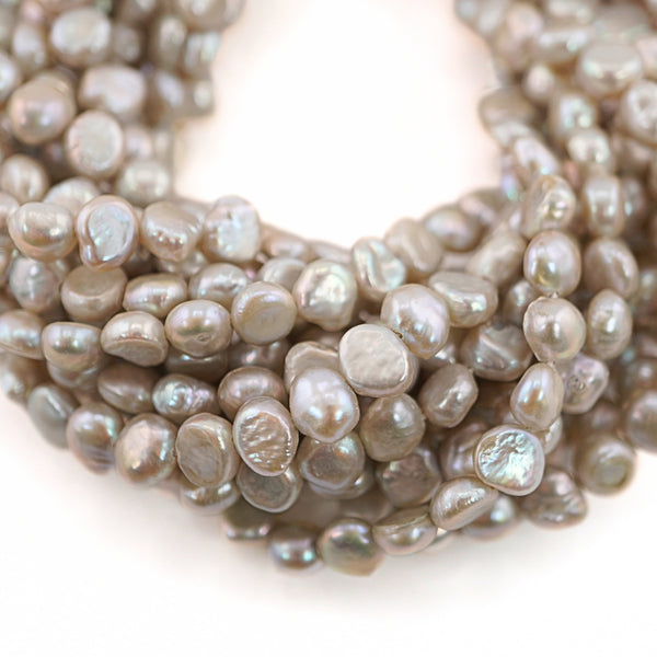 Gray Baroque Freshwater Pearls Beads