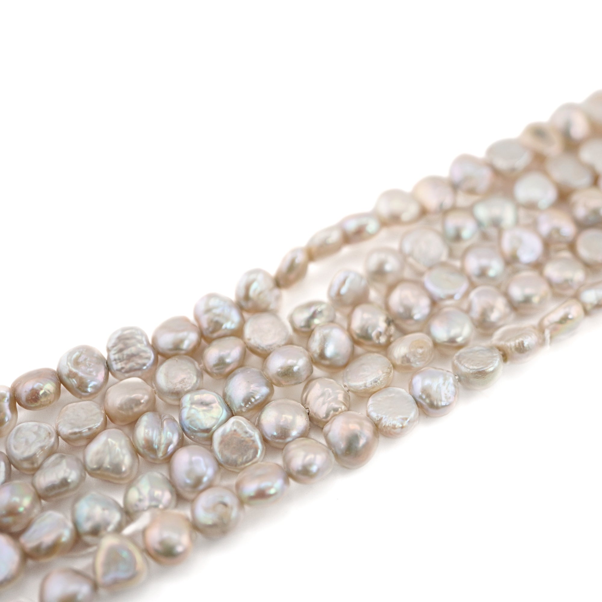 Gray Baroque Freshwater Pearls Beads