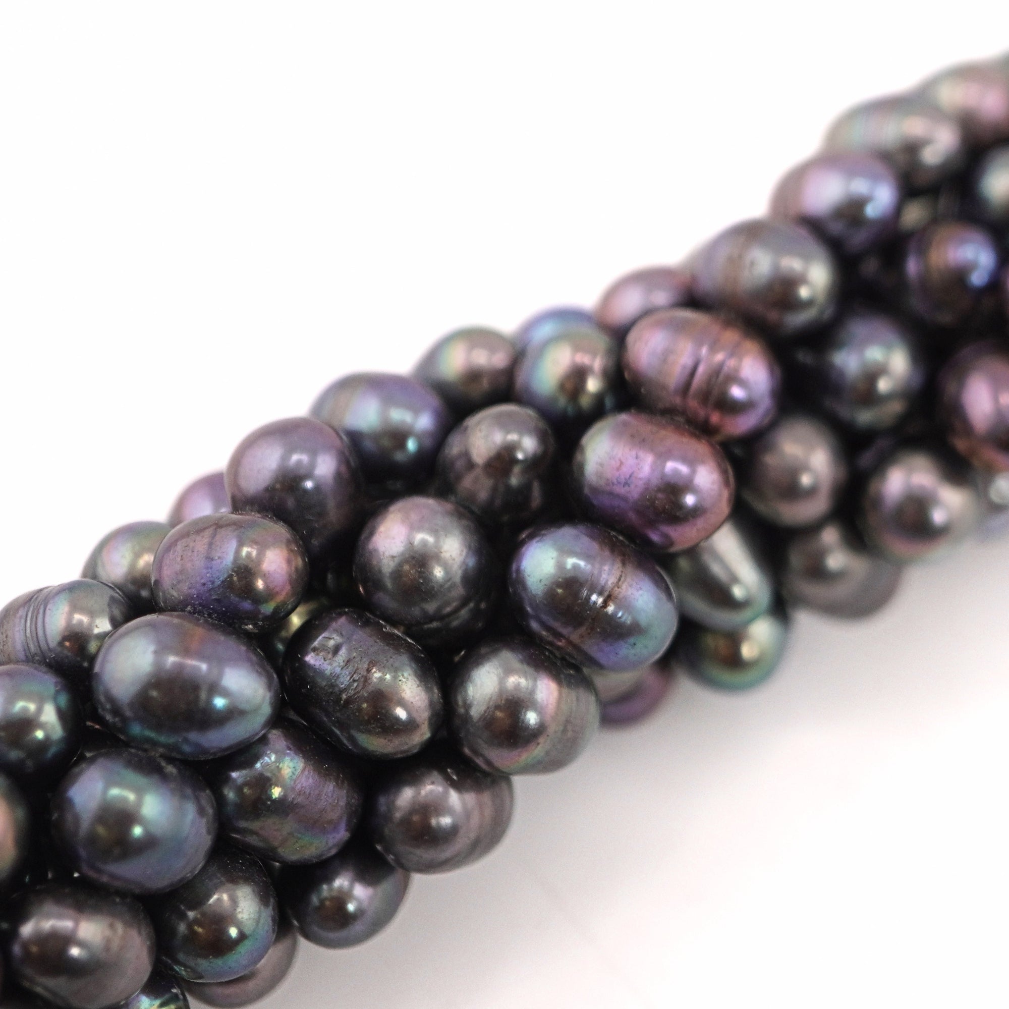 Peacock Oval Freshwater Pearls Beads