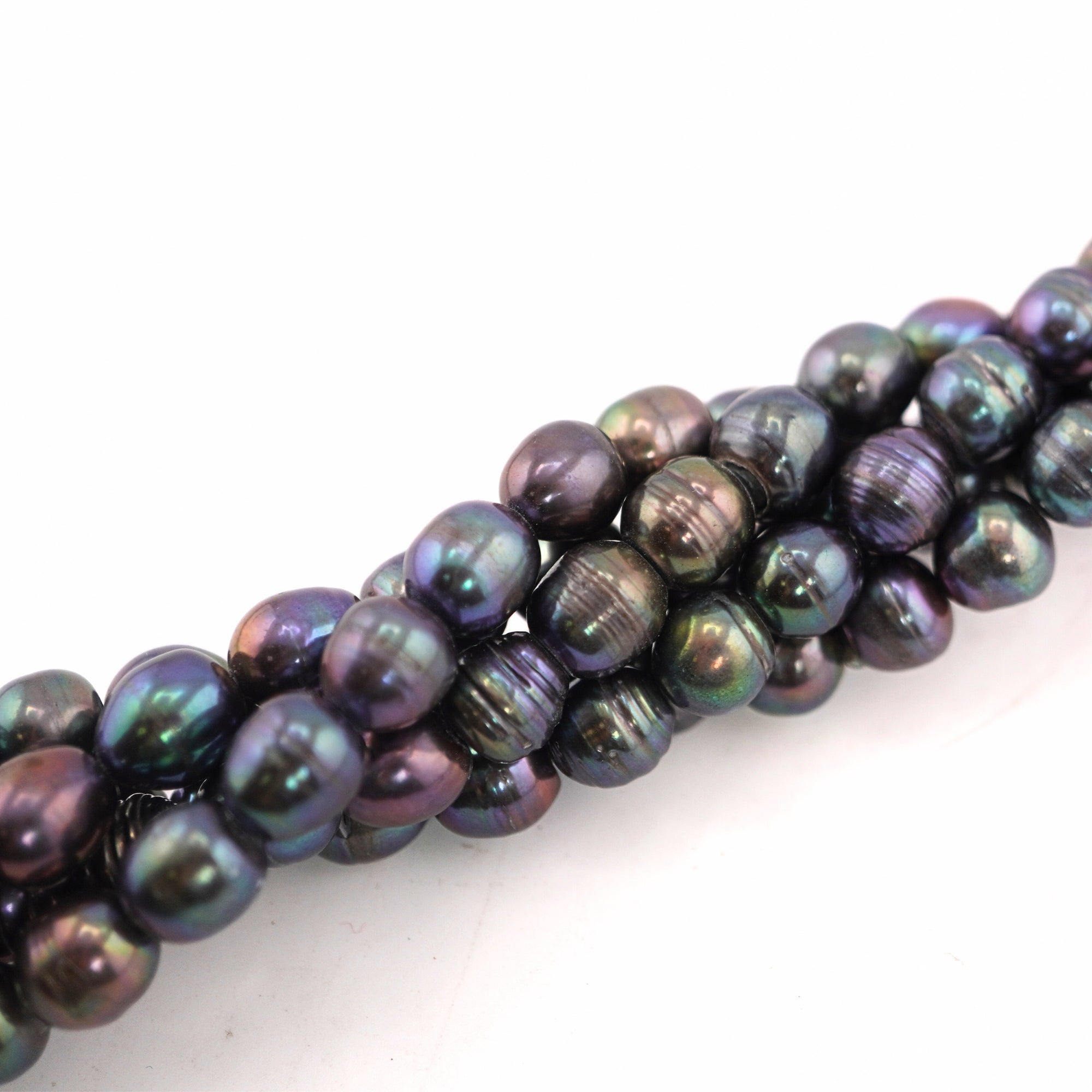 Peacock Oval Freshwater Pearls Beads