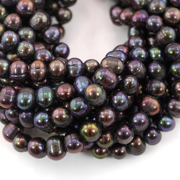 Peacock Oval Freshwater Pearls Beads