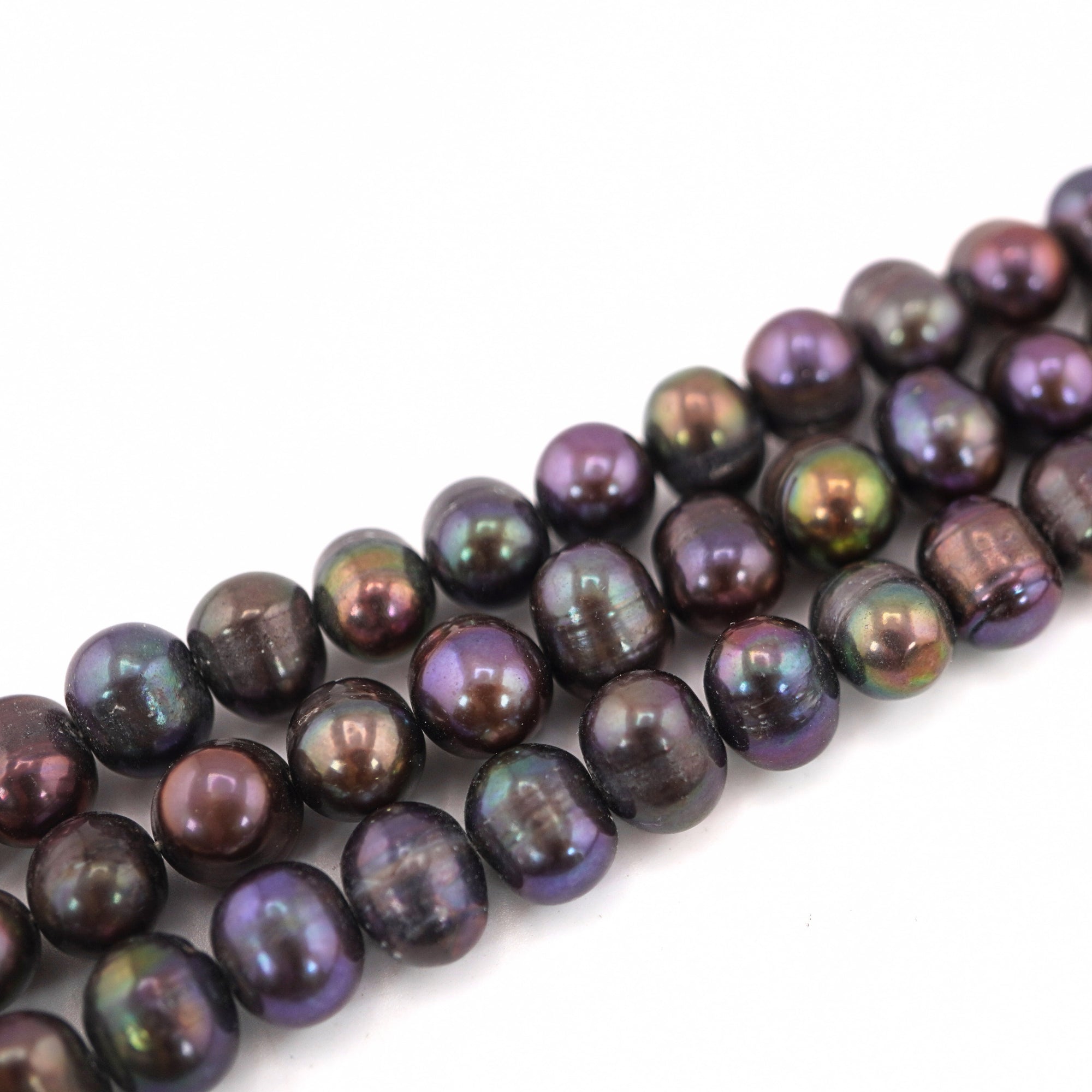 Peacock Oval Freshwater Pearls Beads