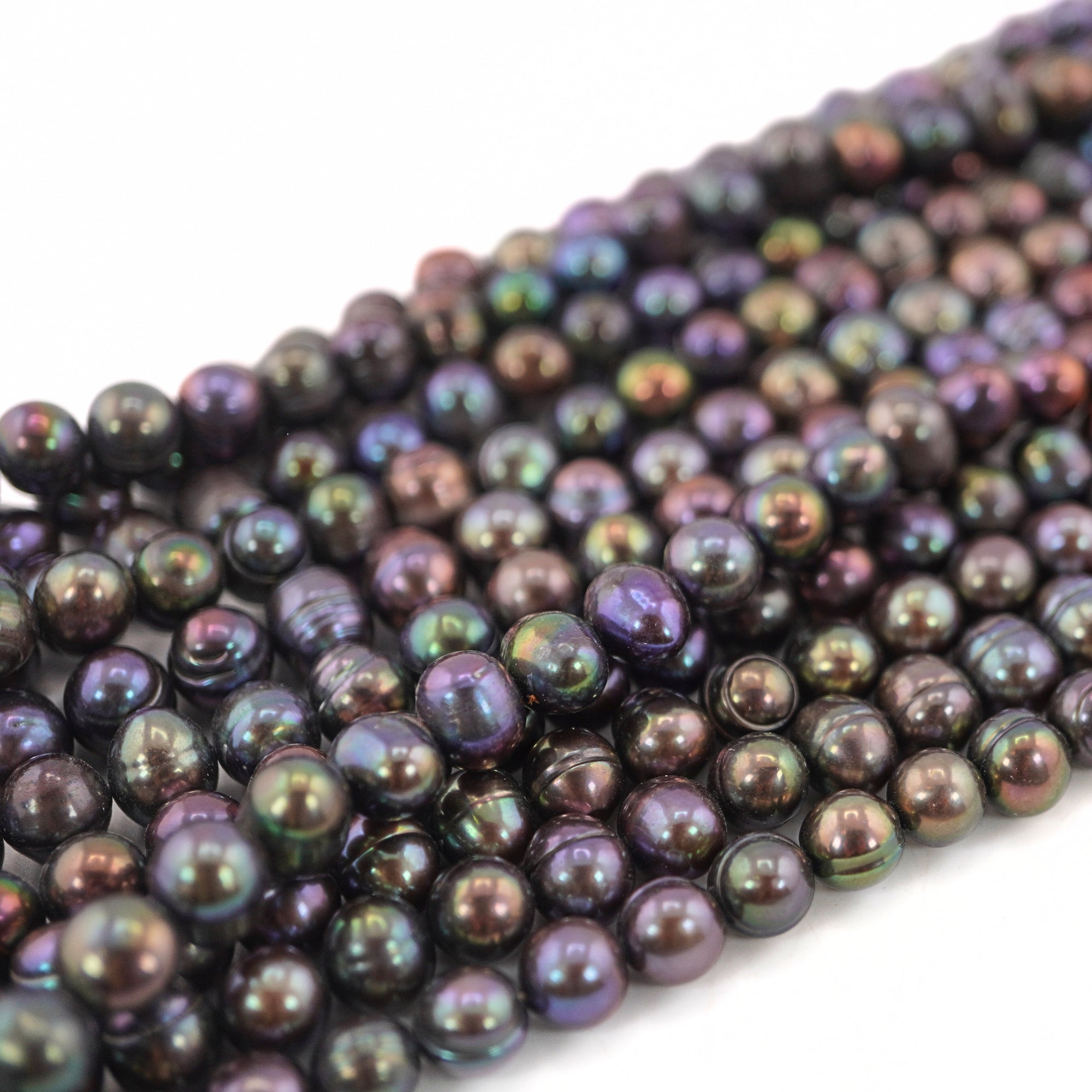 Peacock Oval Freshwater Pearls Beads