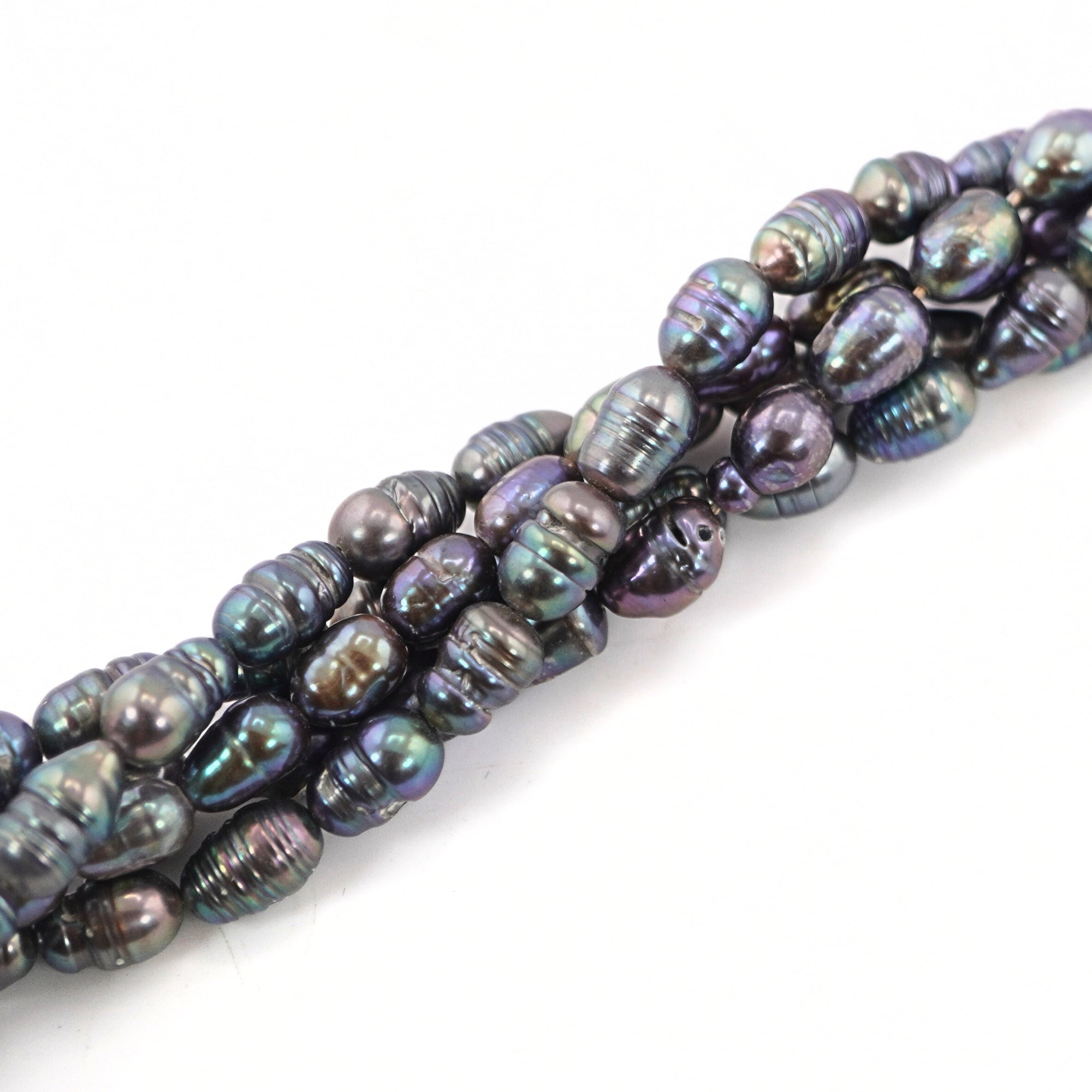 Peacock Oval Freshwater Pearls Beads