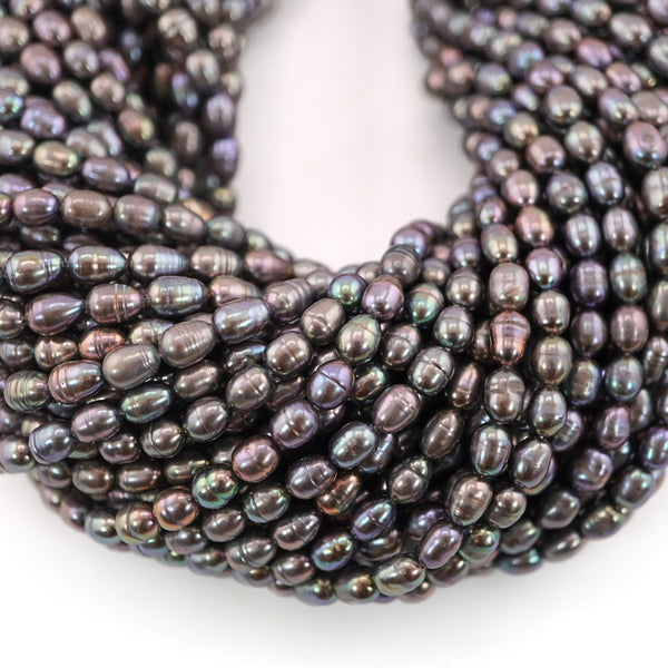 Peacock Oval Freshwater Pearls Beads