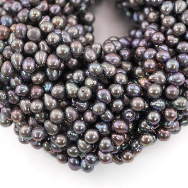 Peacock Oval Freshwater Pearls Beads