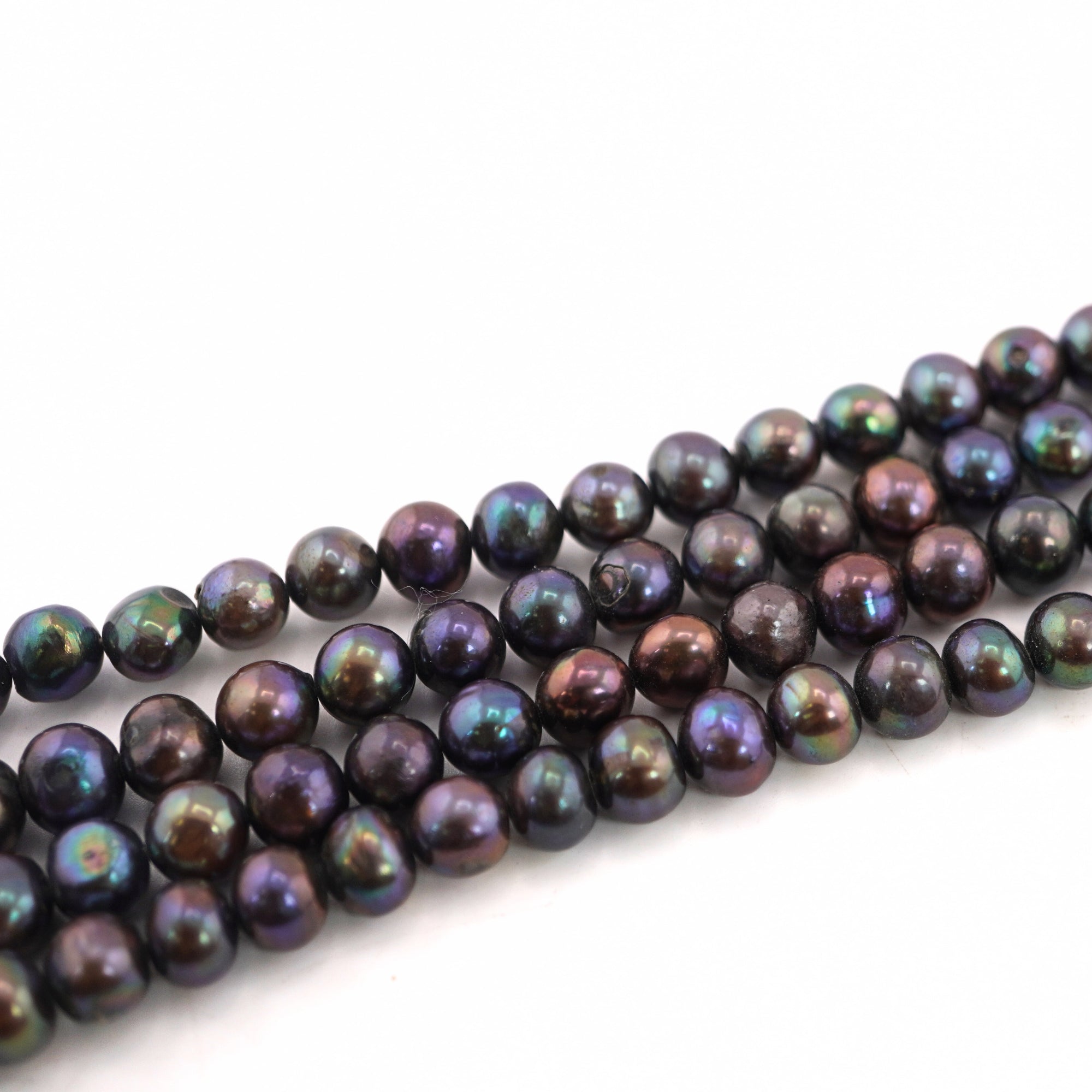 Peacock Oval Freshwater Pearls Beads