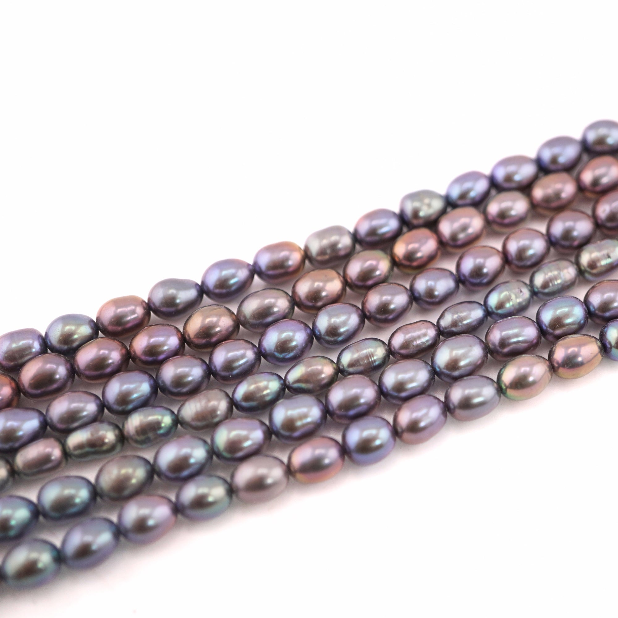 Peacock Oval Freshwater Pearls Beads