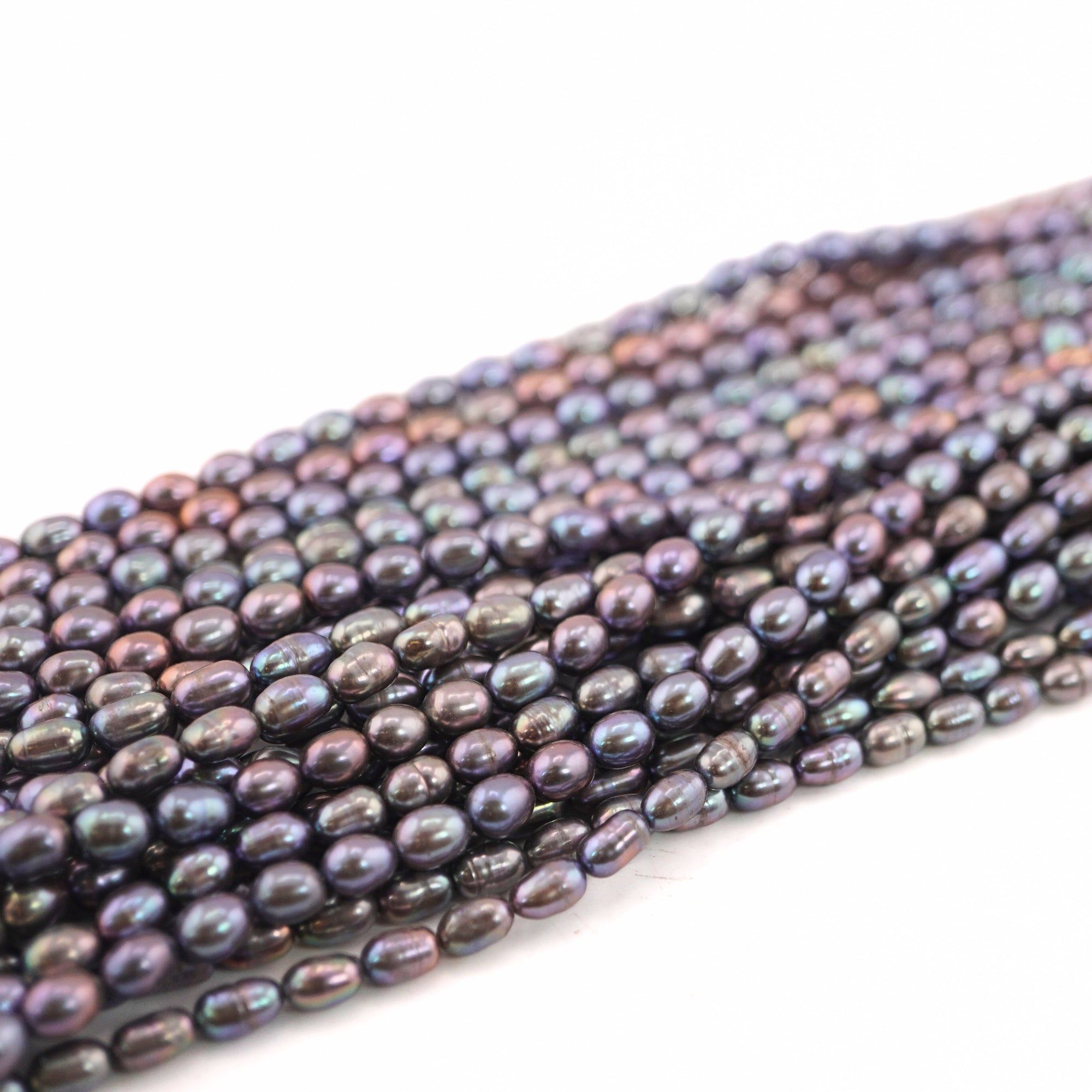 Peacock Oval Freshwater Pearls Beads