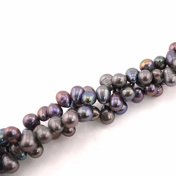 9 x 6 - 8 x 6 MM Peacock Oval Freshwater Pearls Beads