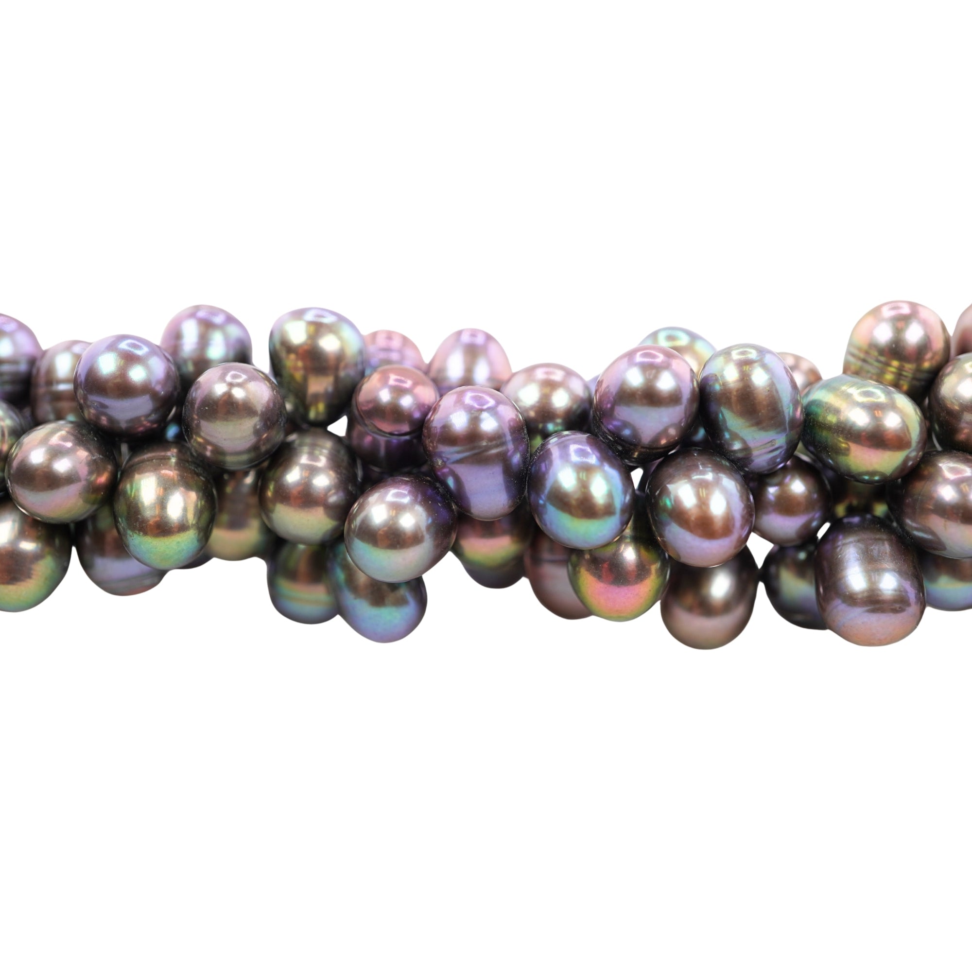 Peacock Oval Freshwater Pearls Beads