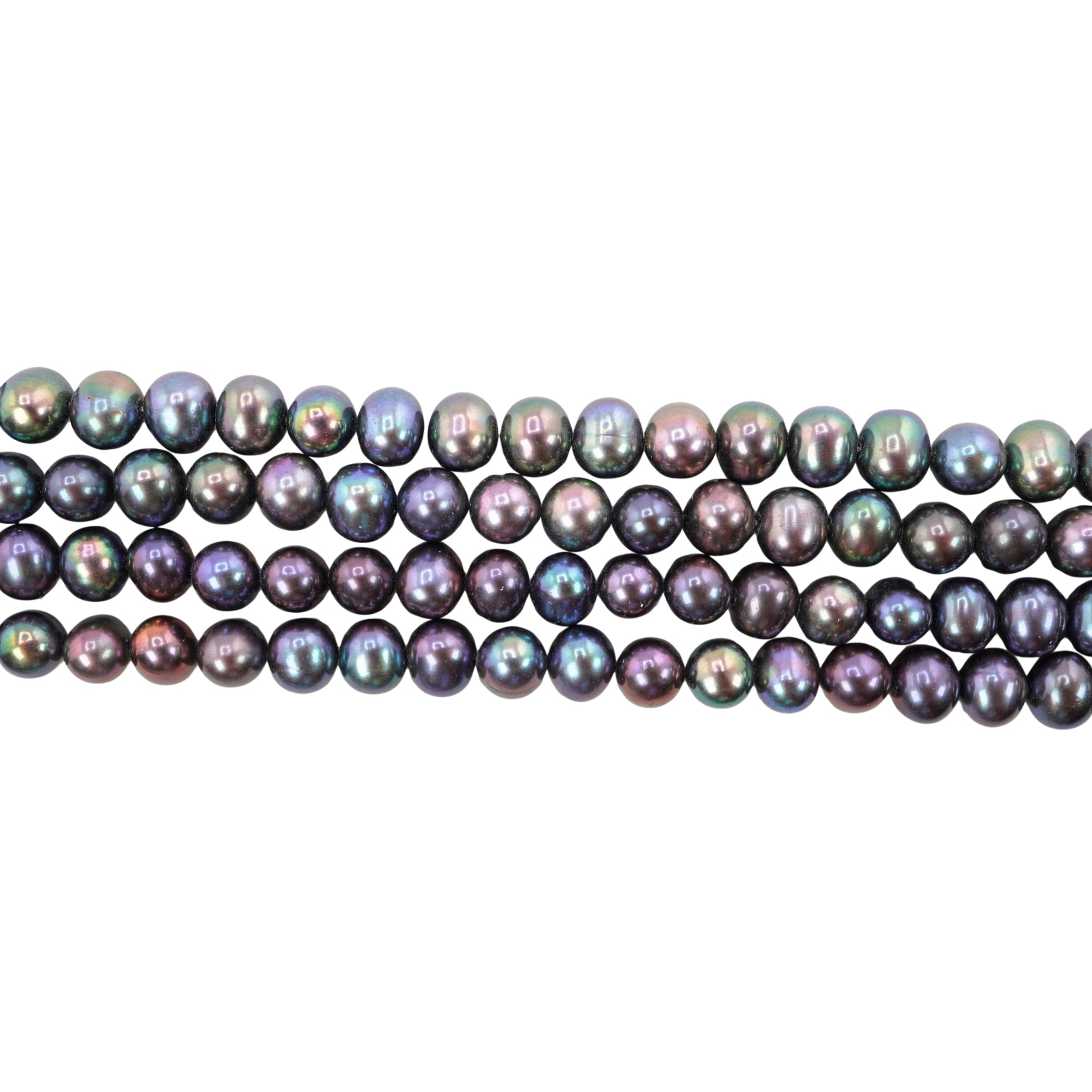  Peacock Potato Freshwater Pearls Beads