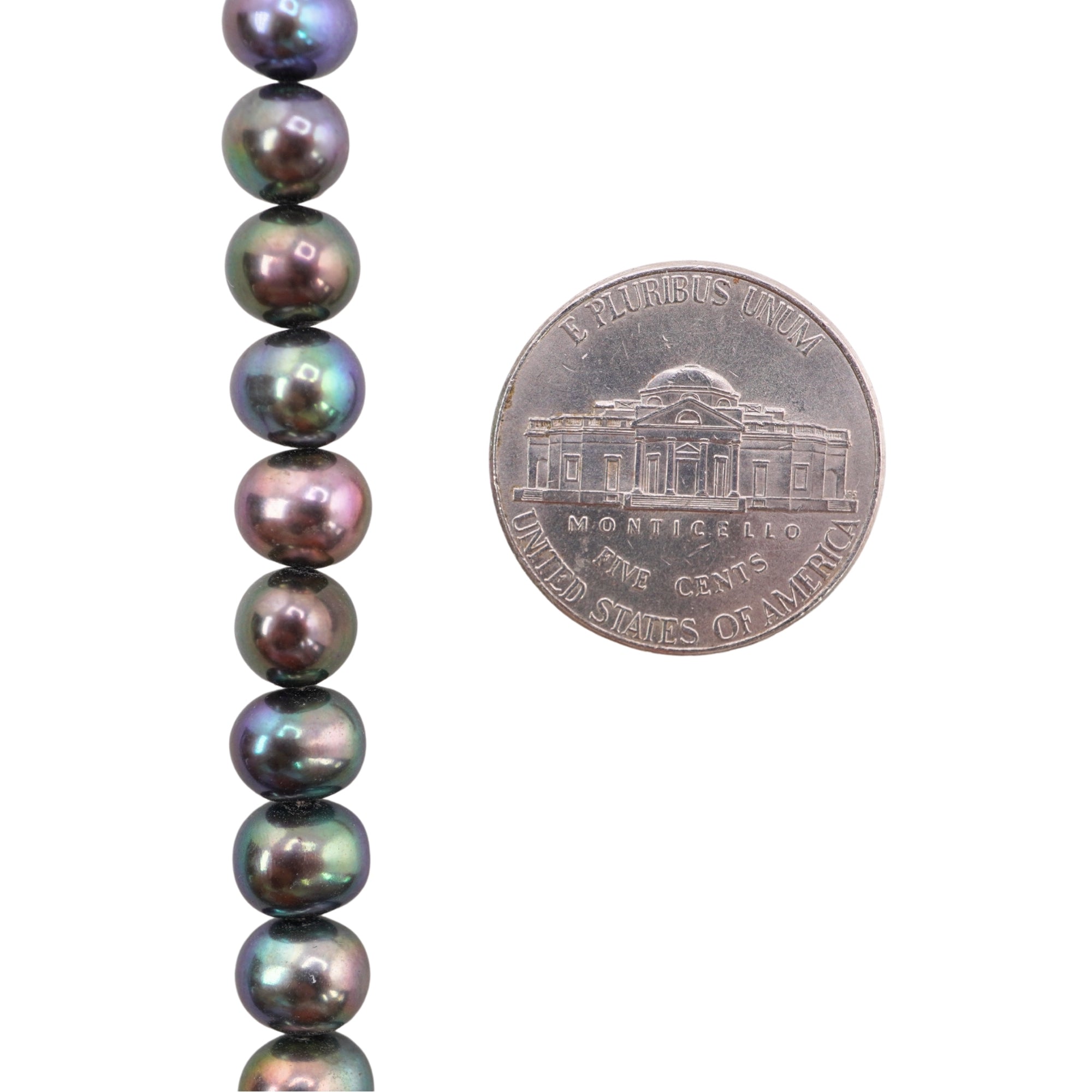  Peacock Potato Freshwater Pearls Beads