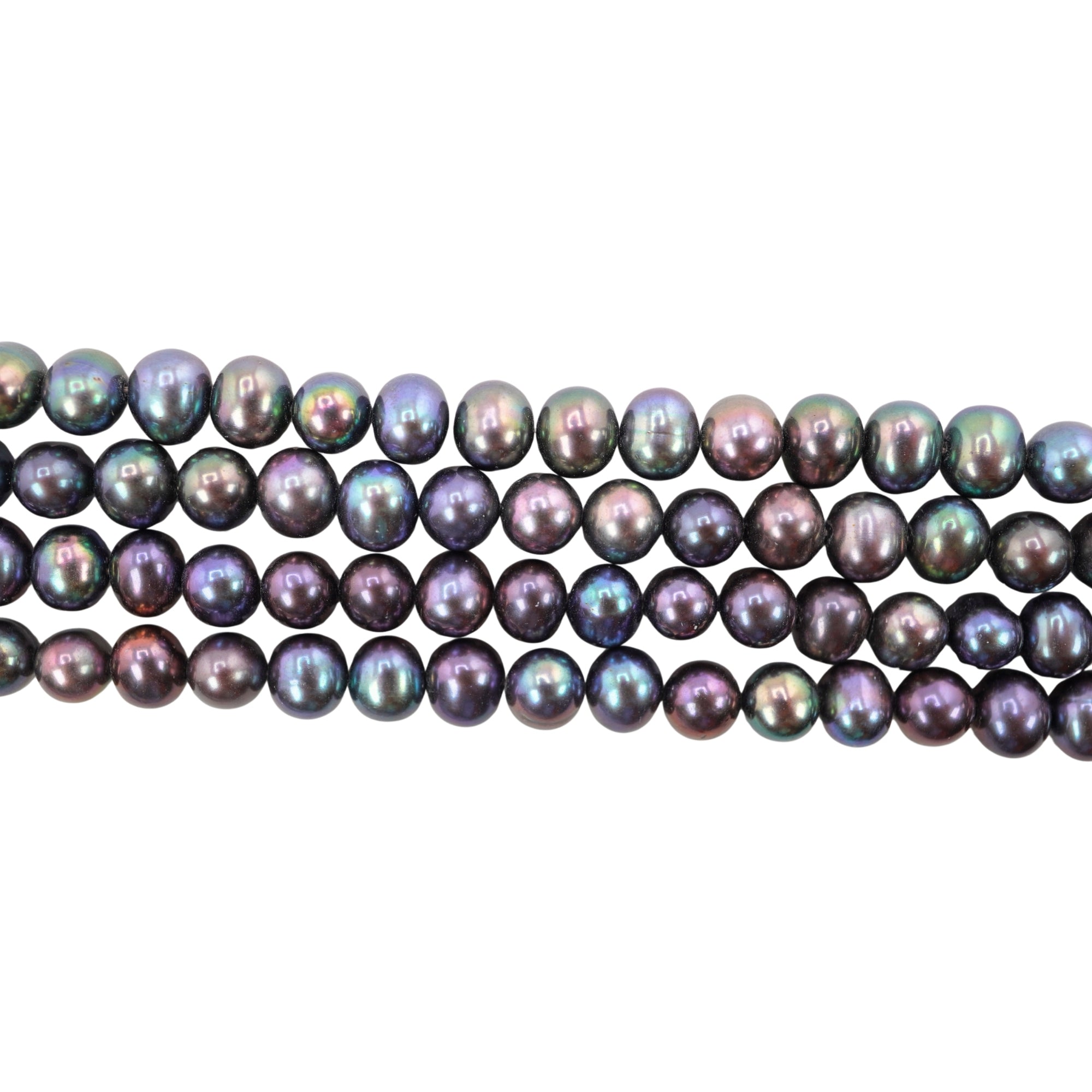  Peacock Potato Freshwater Pearls Beads