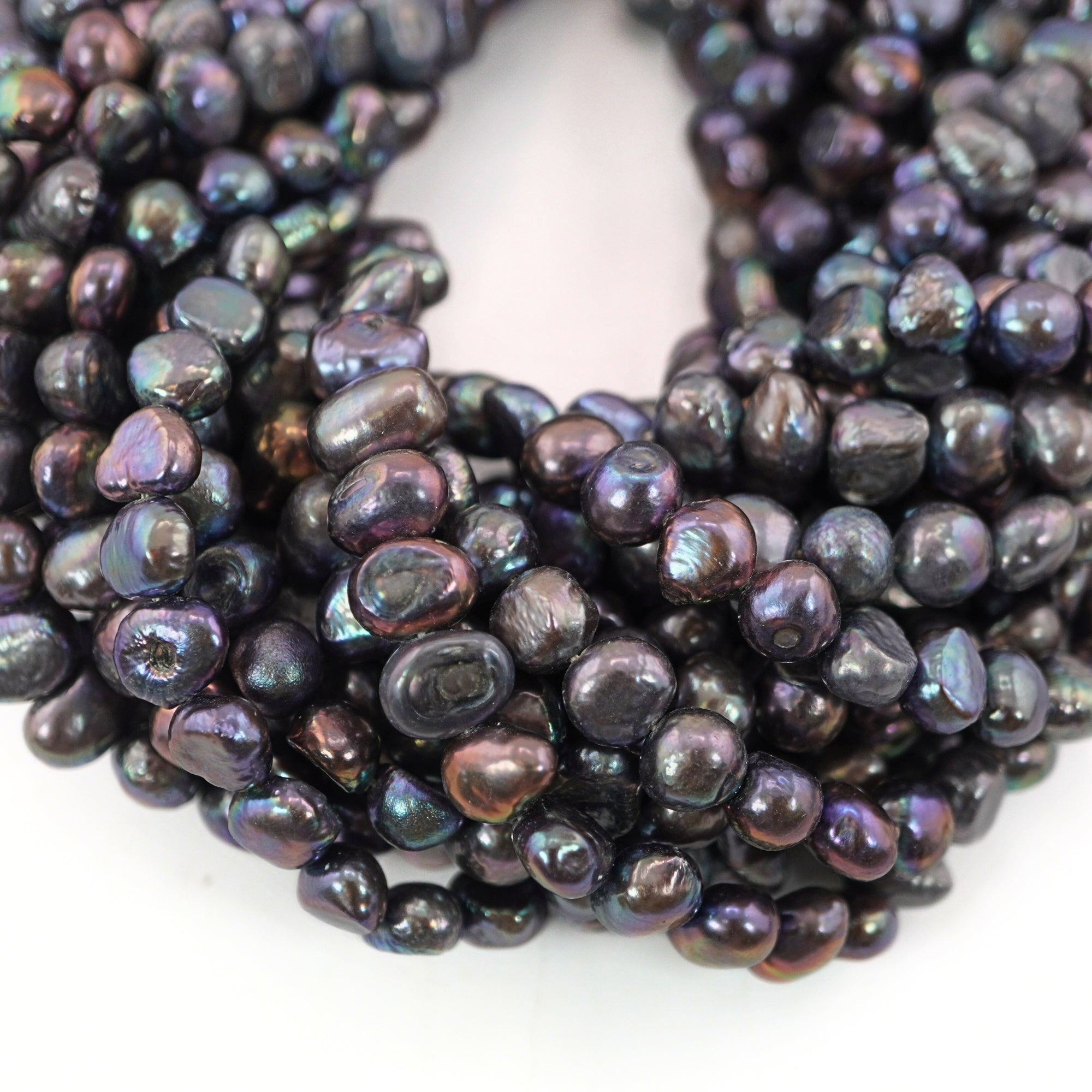 Peacock Baroque Freshwater Pearls Beads