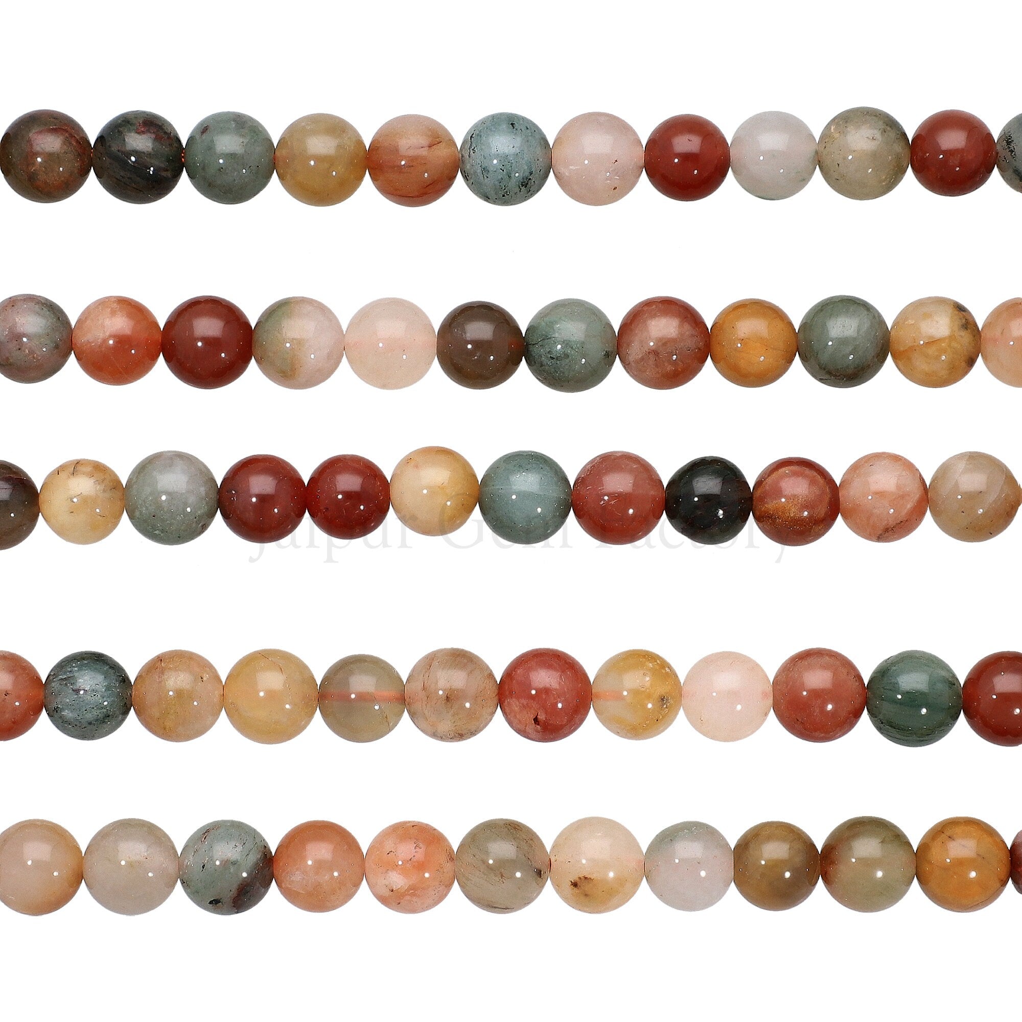 Golden Brown Copper Rutile Quartz Round Shape Strand Beads