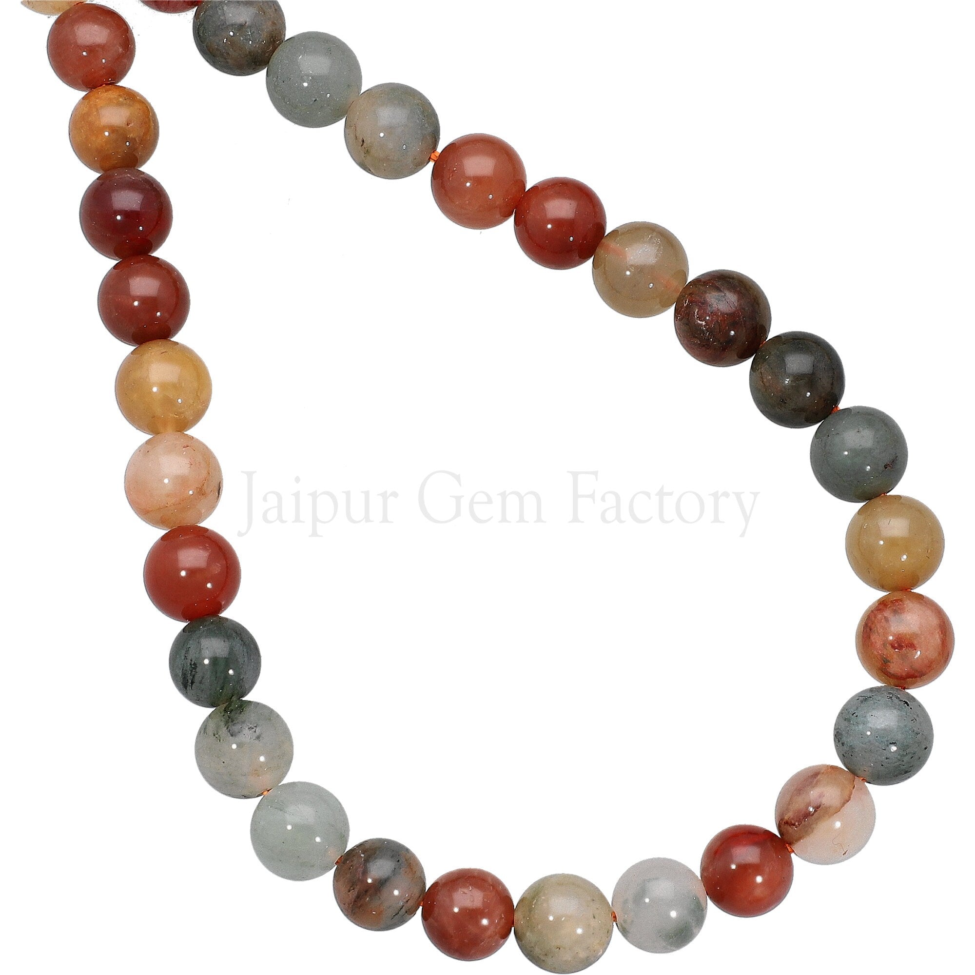 Golden Brown Copper Rutile Quartz Round Shape Strand Beads