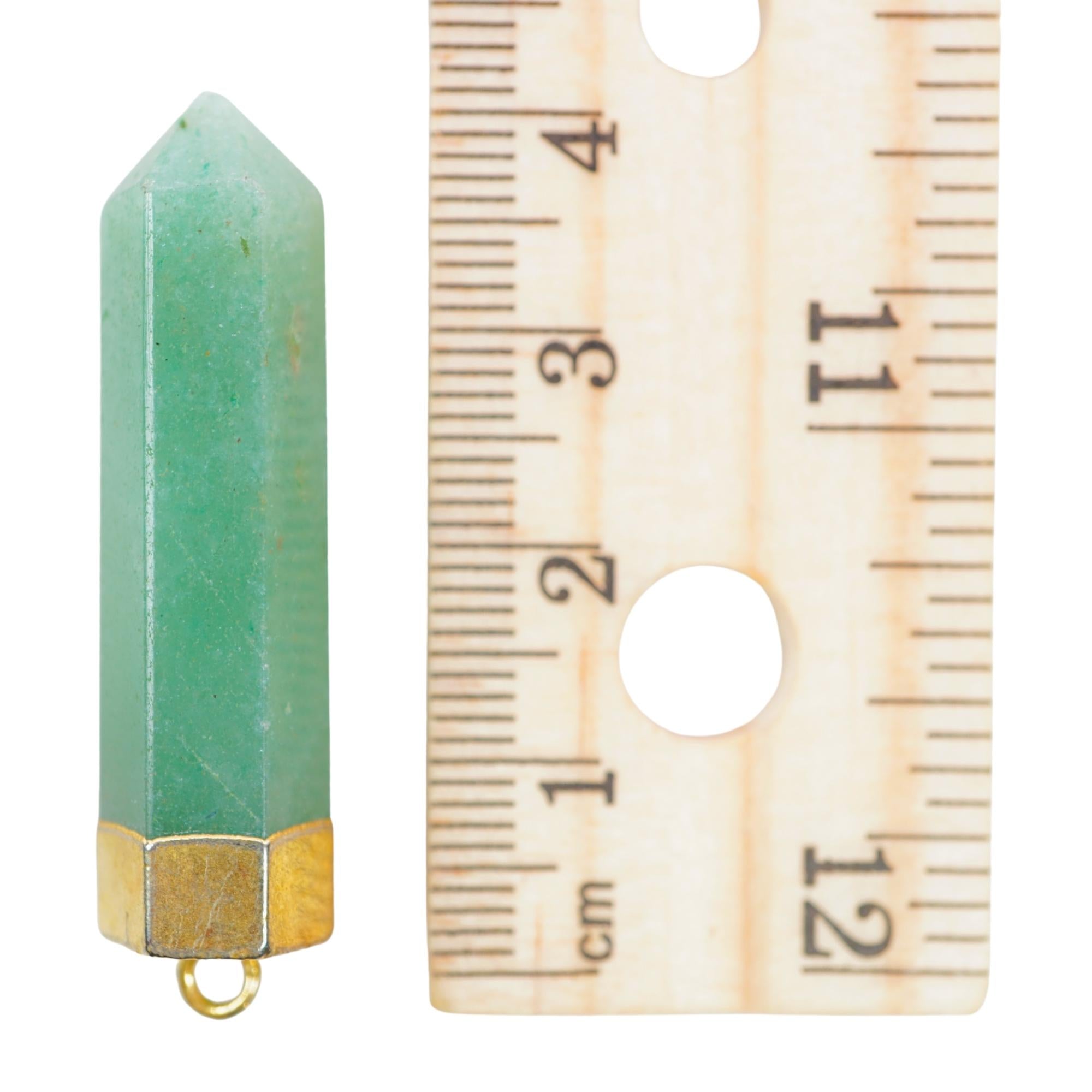 Green Aventurine Pencil Shape