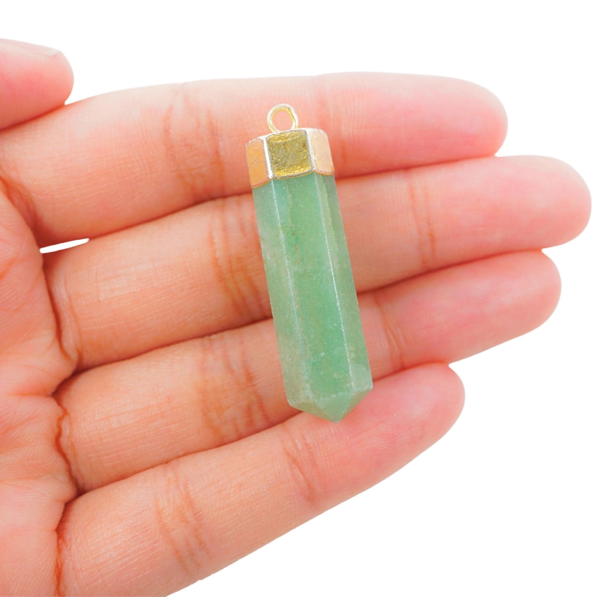 Green Aventurine Pencil Shape