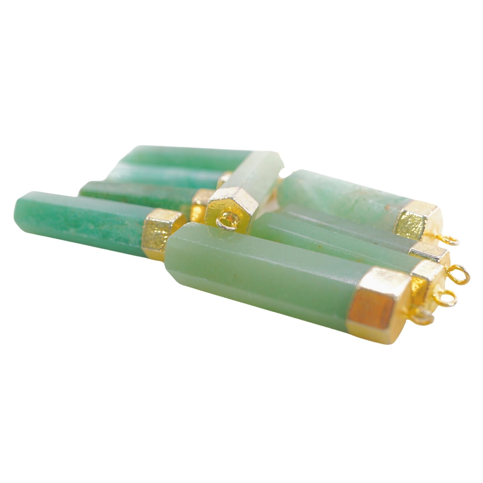 Green Aventurine Pencil Shape