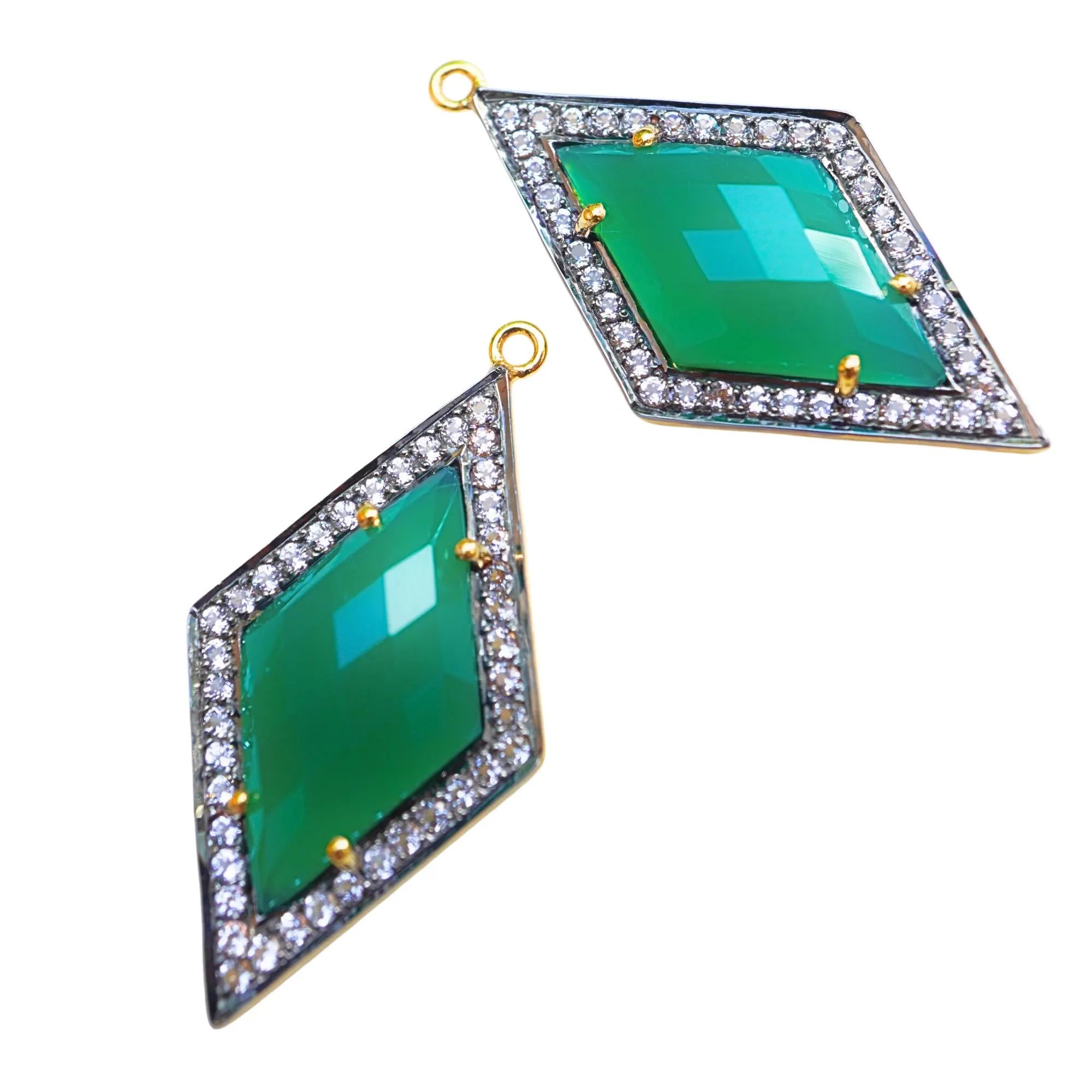 Green Onyx Diamond Shape