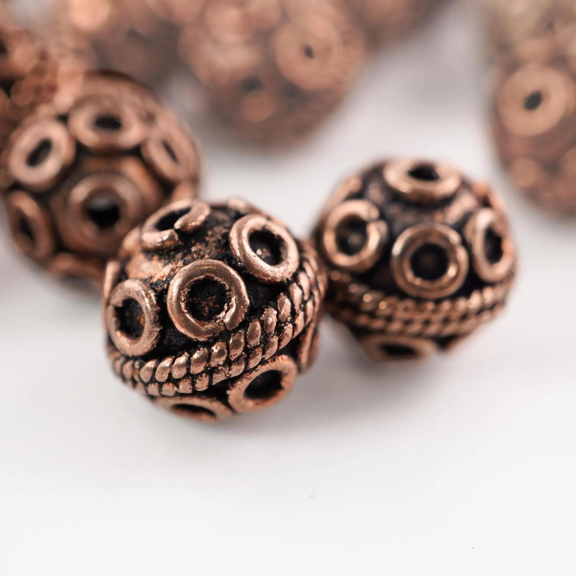 Handmade Craft Copper Beads

