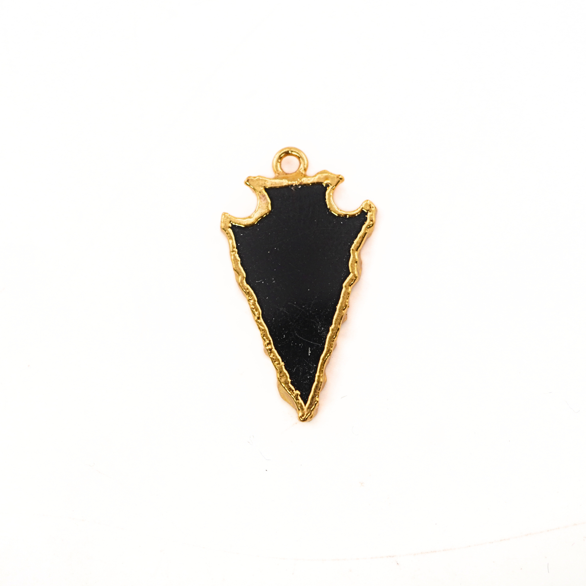 Handmade Onyx Arrowhead Pendant

