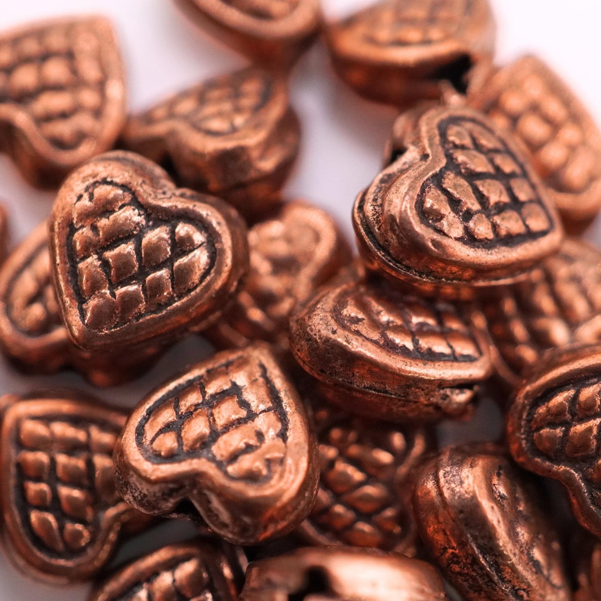 Heart Beads for Jewelry Making

