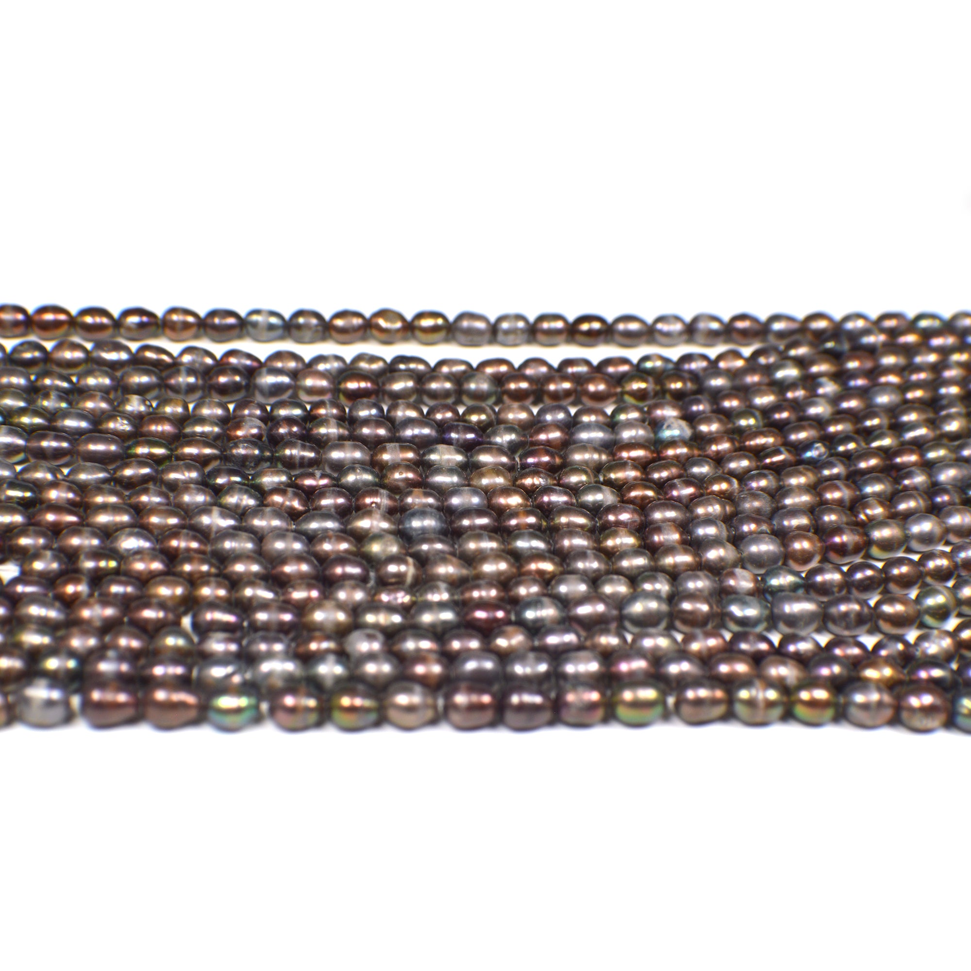 Chocolate Rice Freshwater Pearls Beads