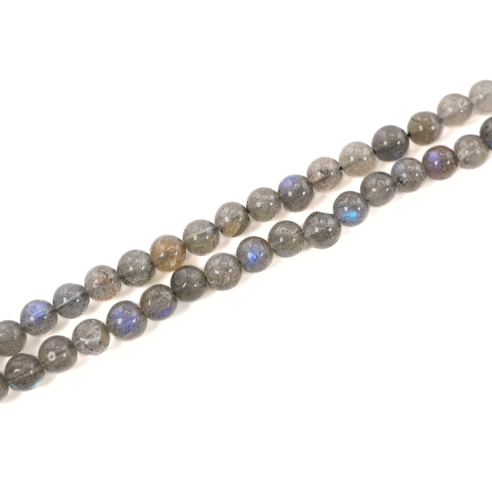 Labradorite Blue Fire Smooth Round Shape Gemstone Strand Beads