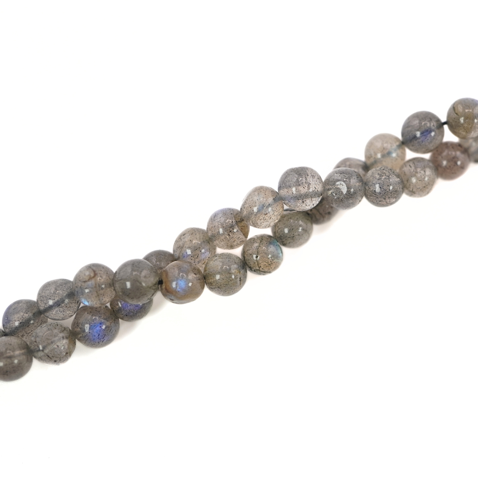 Labradorite Blue Fire Smooth Round Shape Gemstone Strand Beads