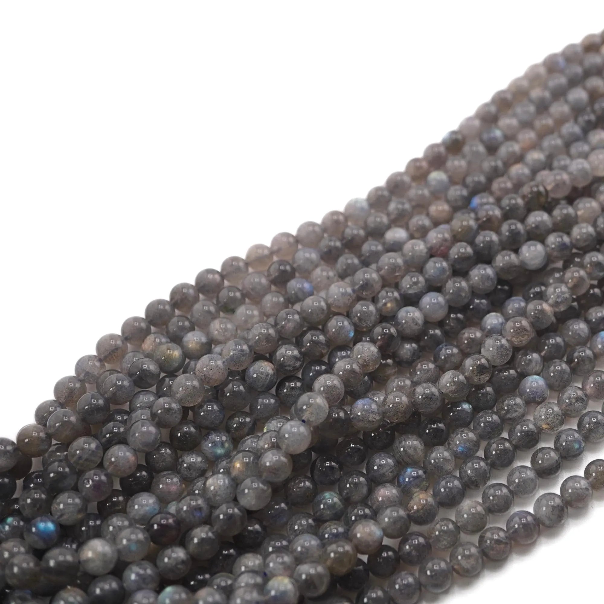 Labradorite Smooth Round Shape Gemstone Strand Beads