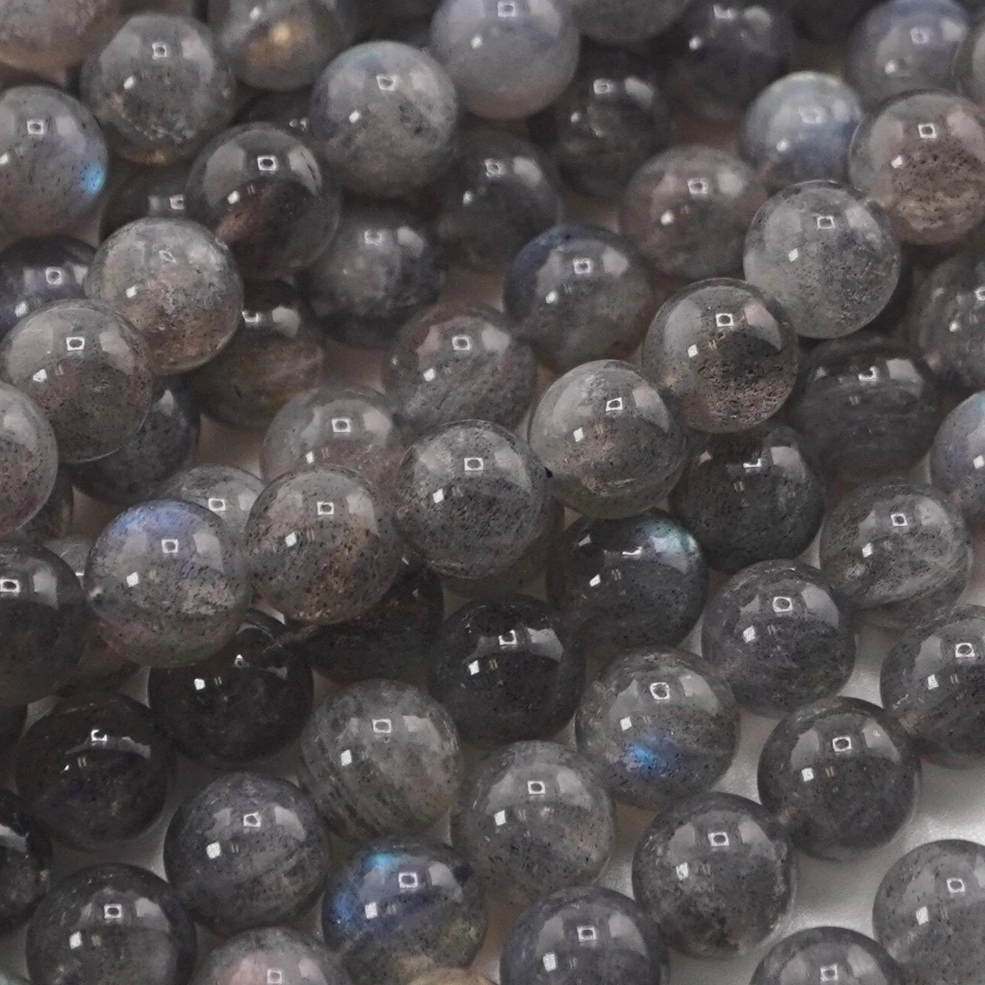 Labradorite Smooth Round Shape Gemstone Strand Beads