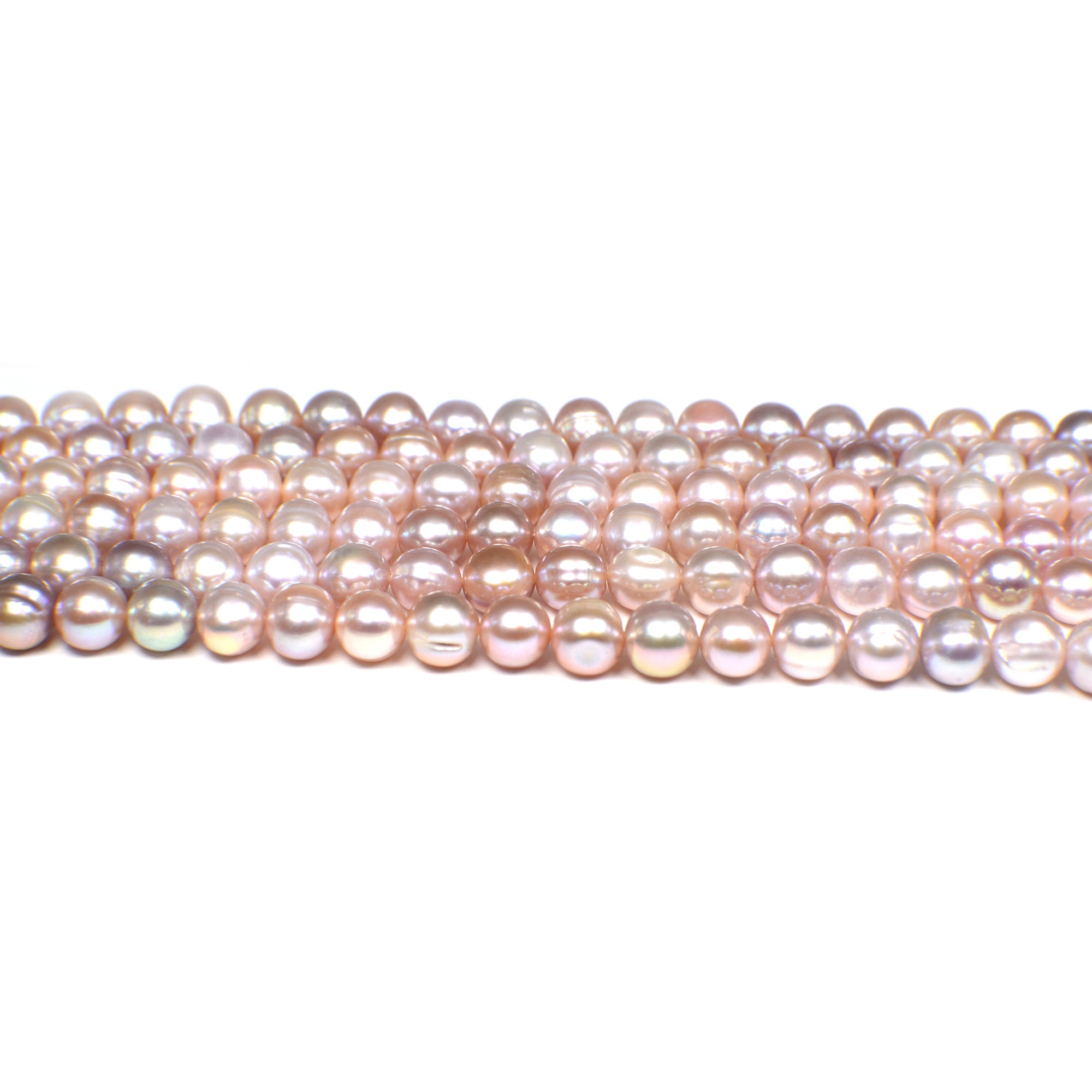 Lilac Gemstone Beads for Crafting

