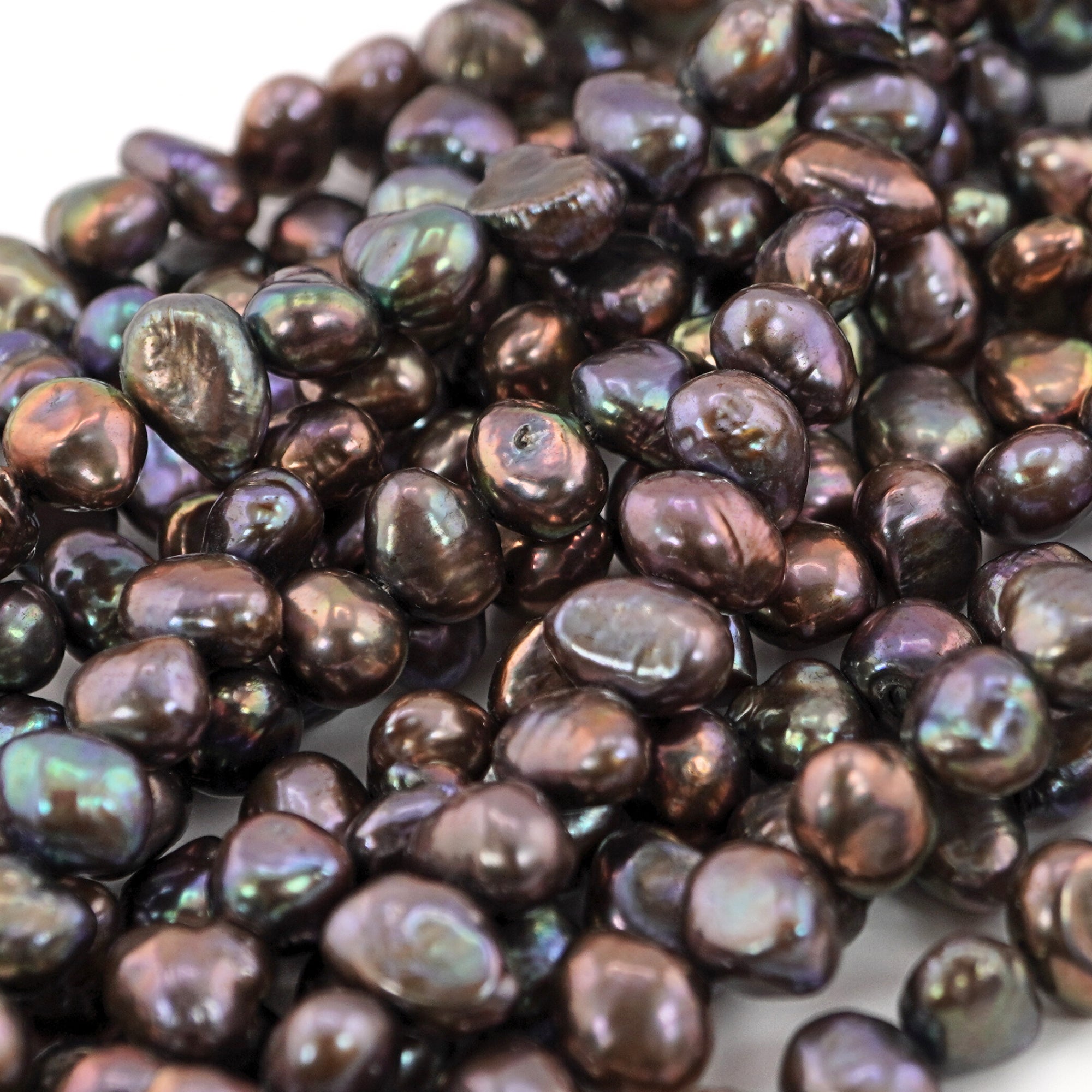 Loose Peacock Freshwater Pearls for Beading and Crafting

