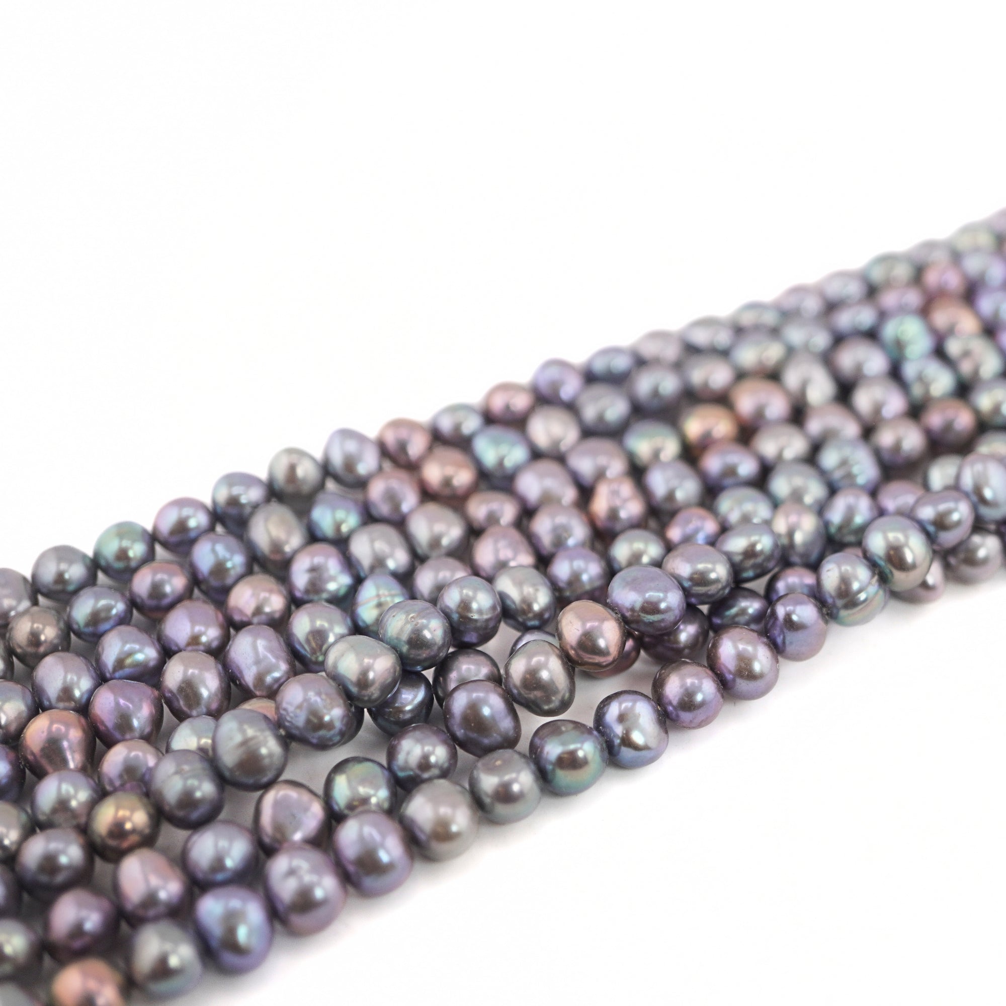 Loose Peacock Pearl Beads for DIY Jewelry Making

