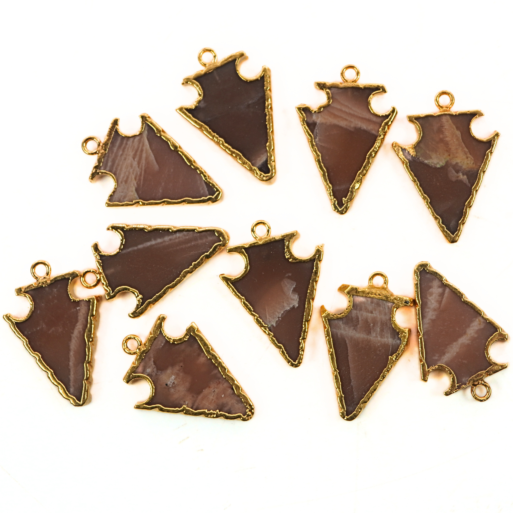 Natural Jasper Jewelry Connector

