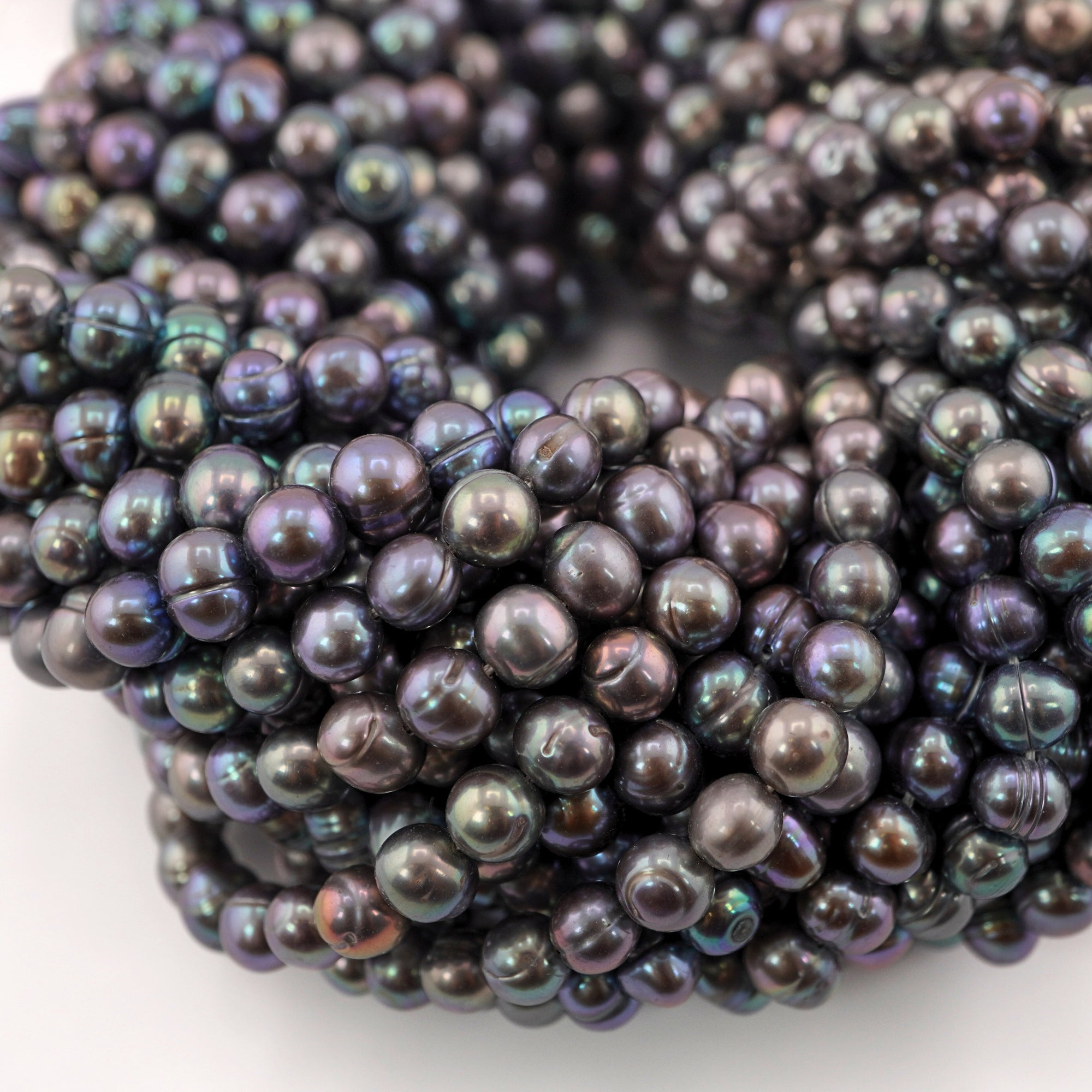 Oval freshwater pearls wholesale

