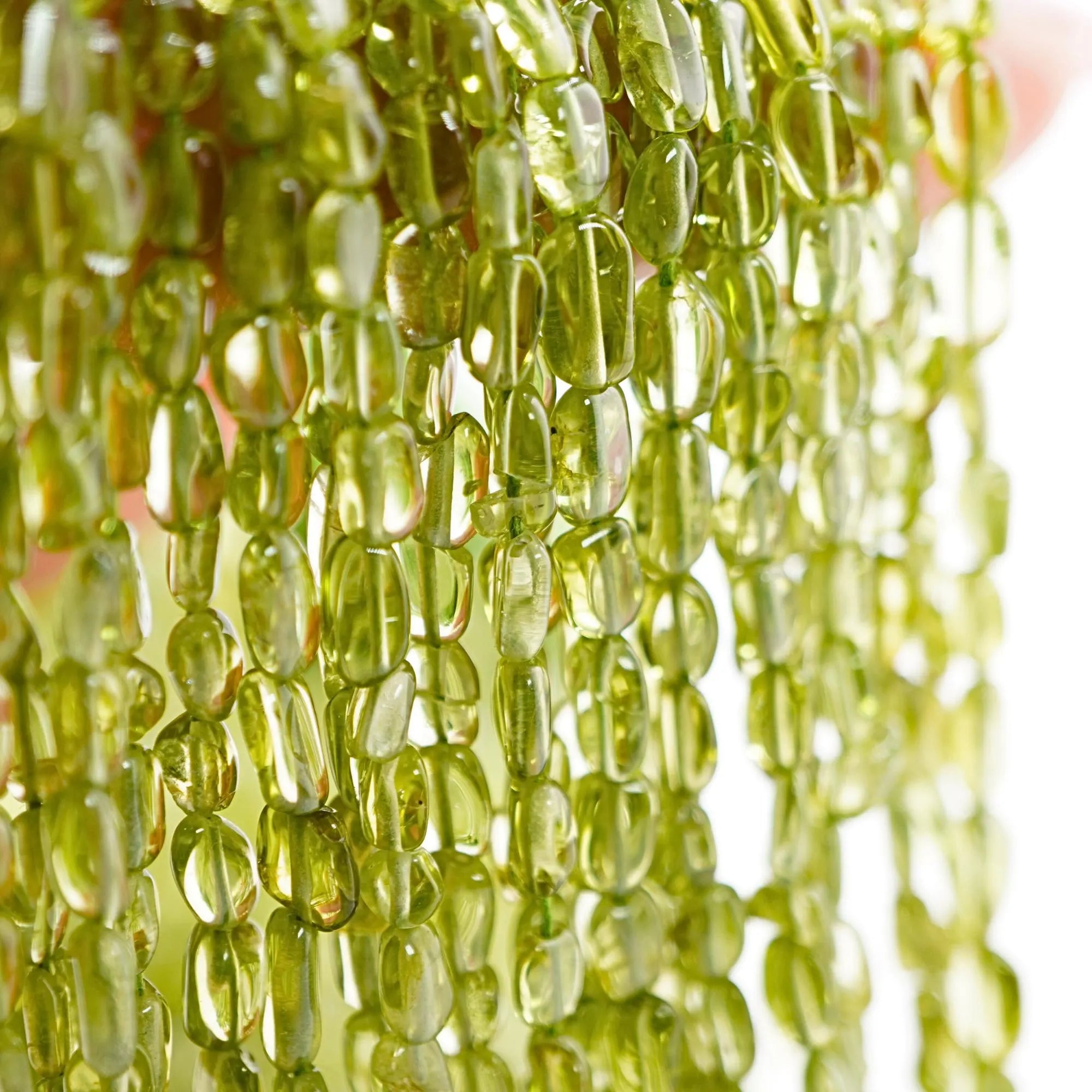 Parrot Peridot Smooth Oval Shape